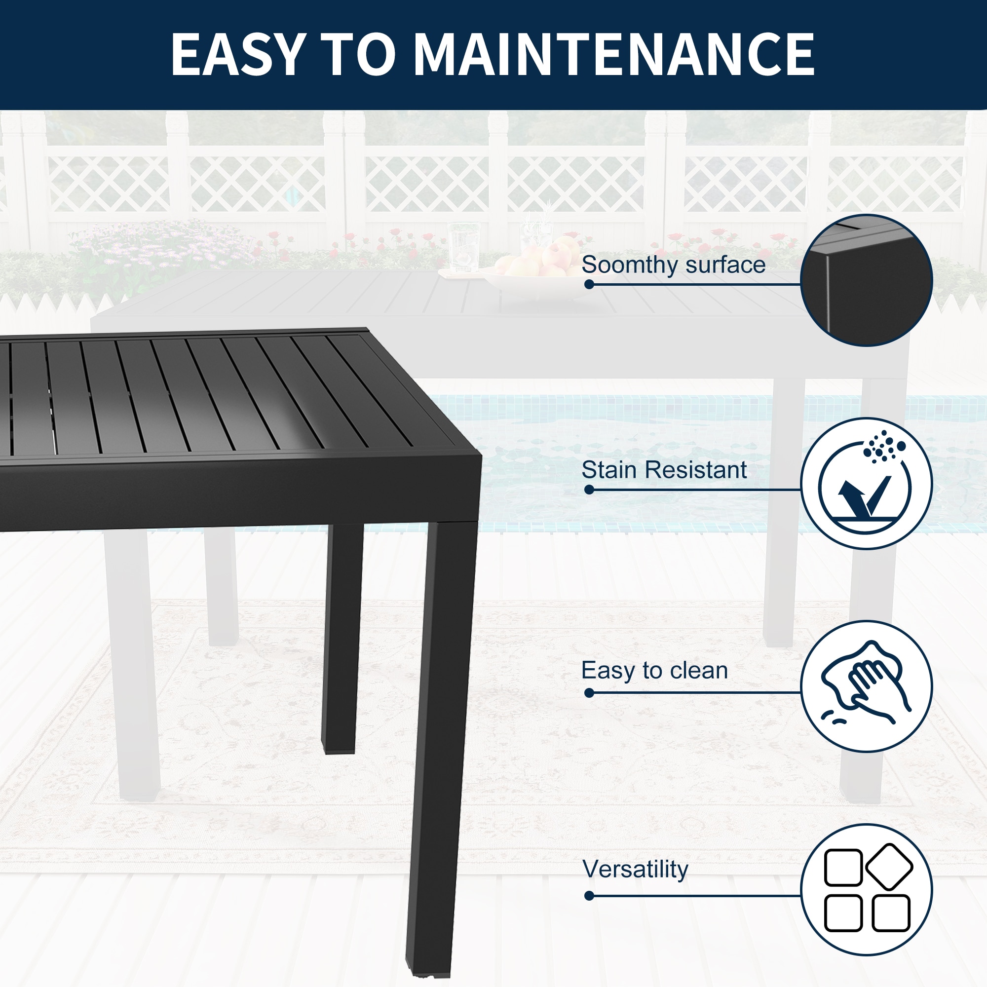 Clihome AG-W213S00044 Patio-Dining-Sets - View #9