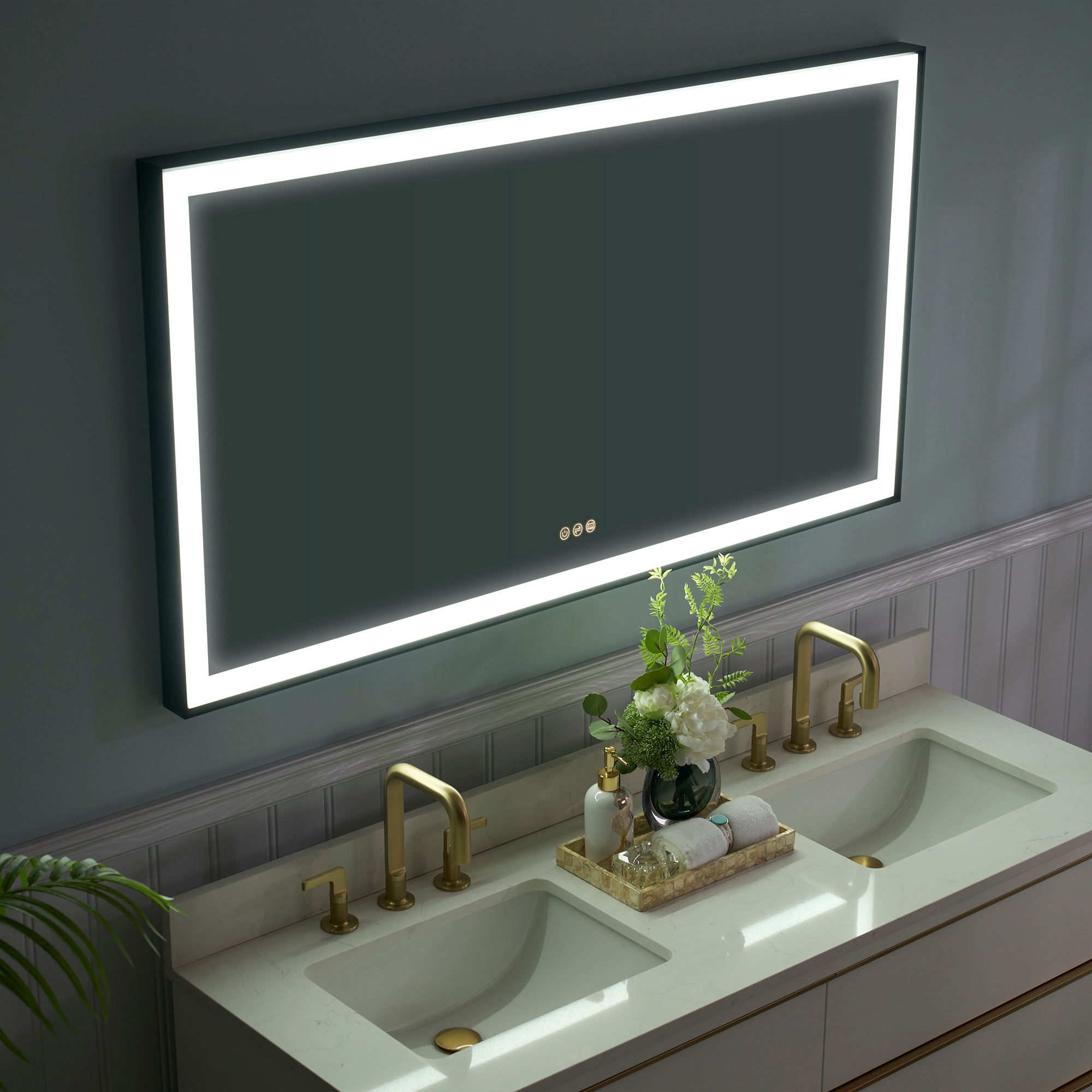 WELLFOR M1FM5530MB Framed-Bath-Mirrors - View #18