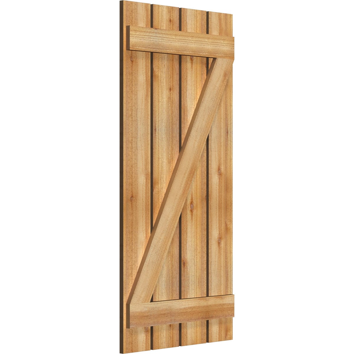 Ekena Millwork RBS06Z23X049RWR Exterior-Shutters - View #2