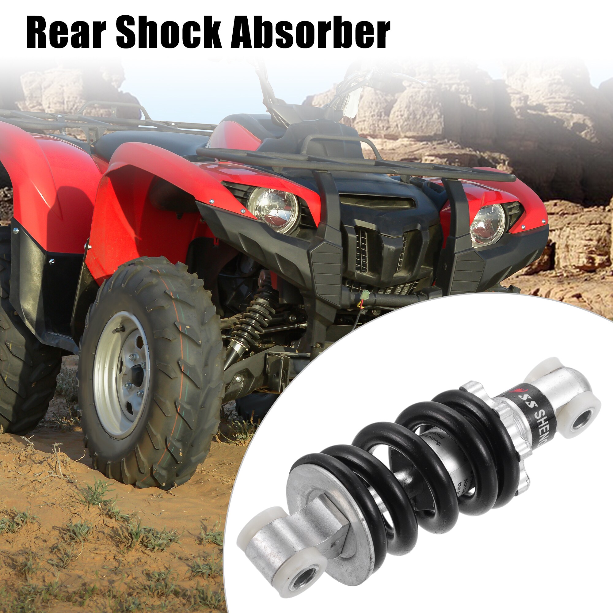Unique Bargains Rear Shock Absorber 125mm 1200lbs Rear Shock Damper for ...