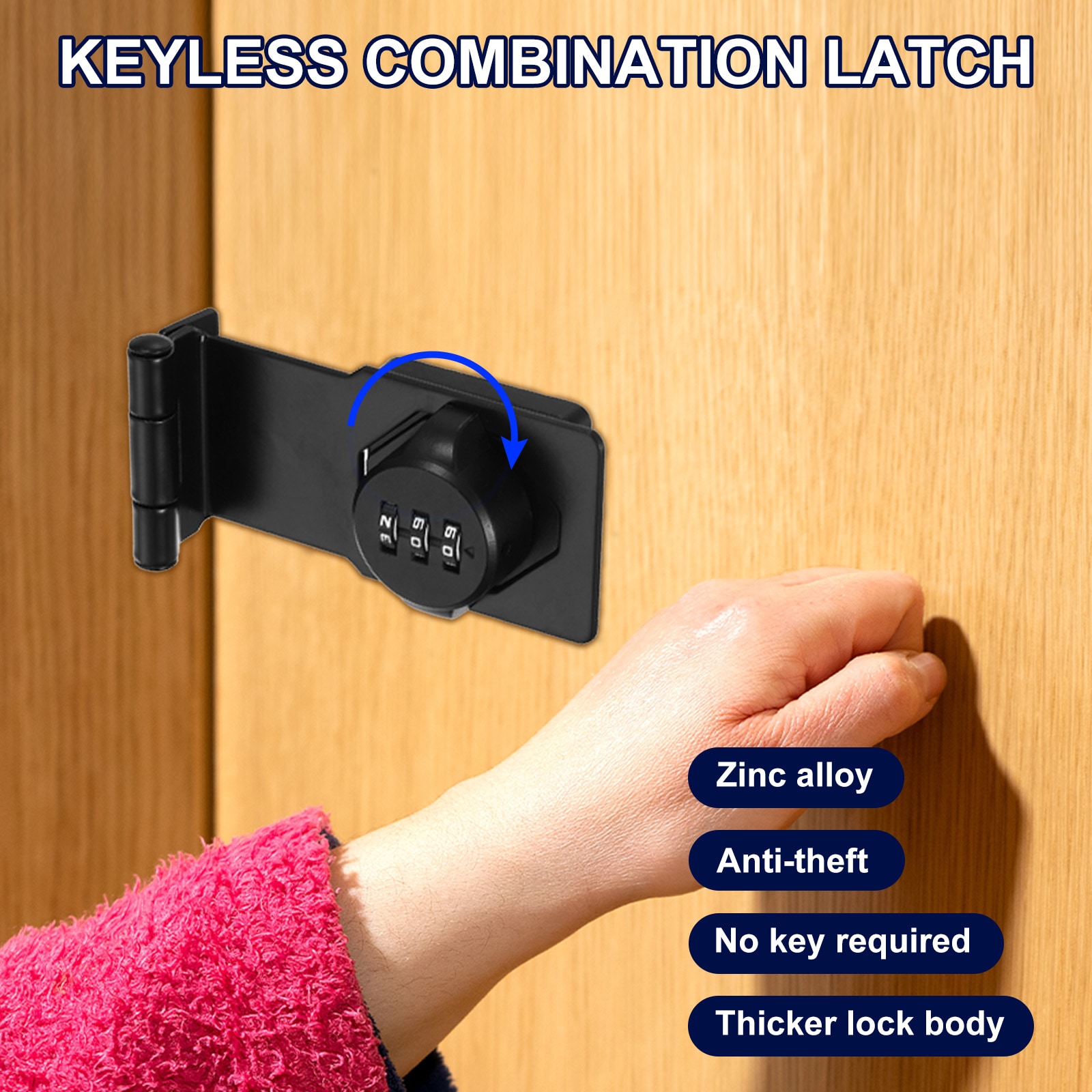 PATIKIL S25112000UX3066 Cabinet-Latches - View #4