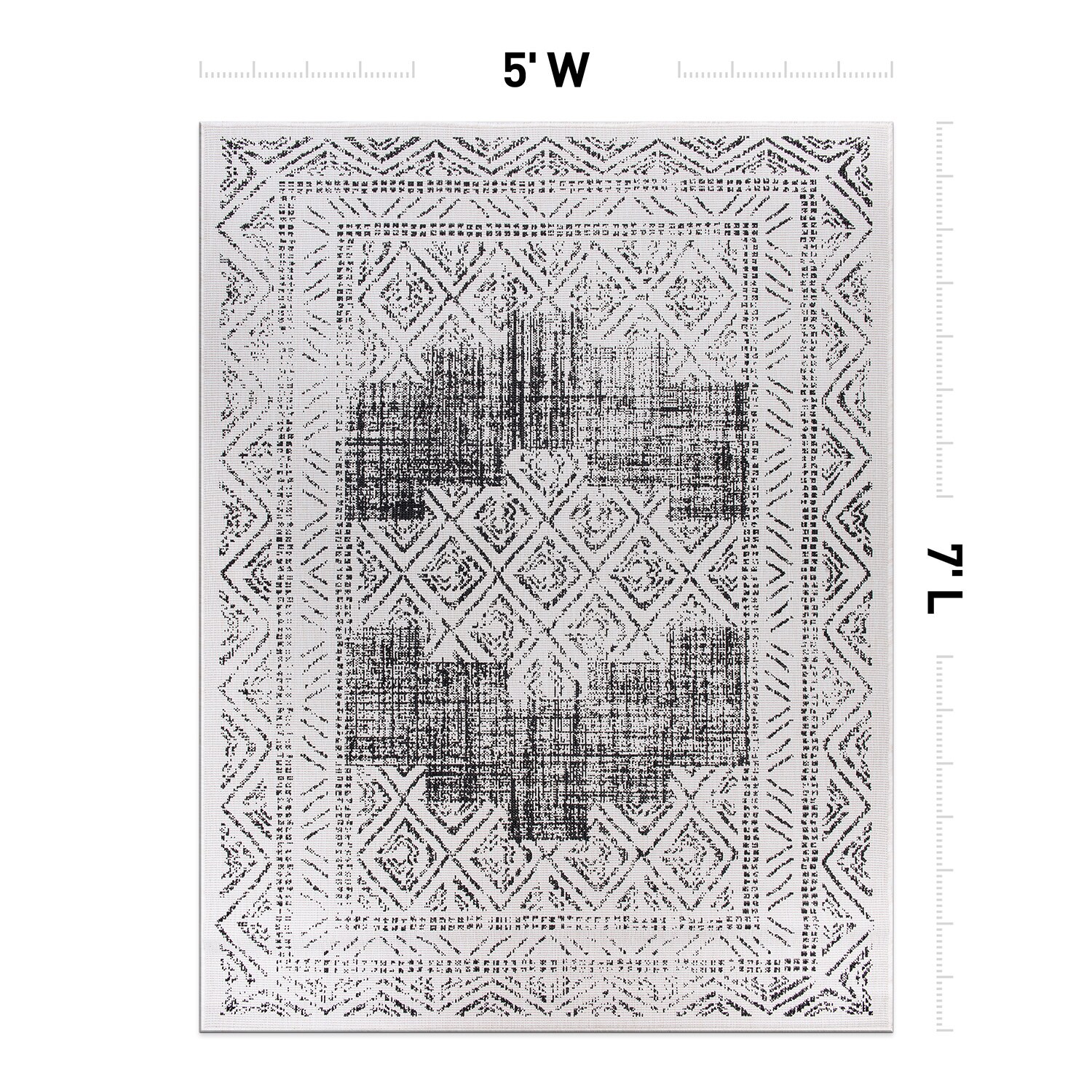 World Rug Gallery 4029GRAY5X7 rugs - View #2