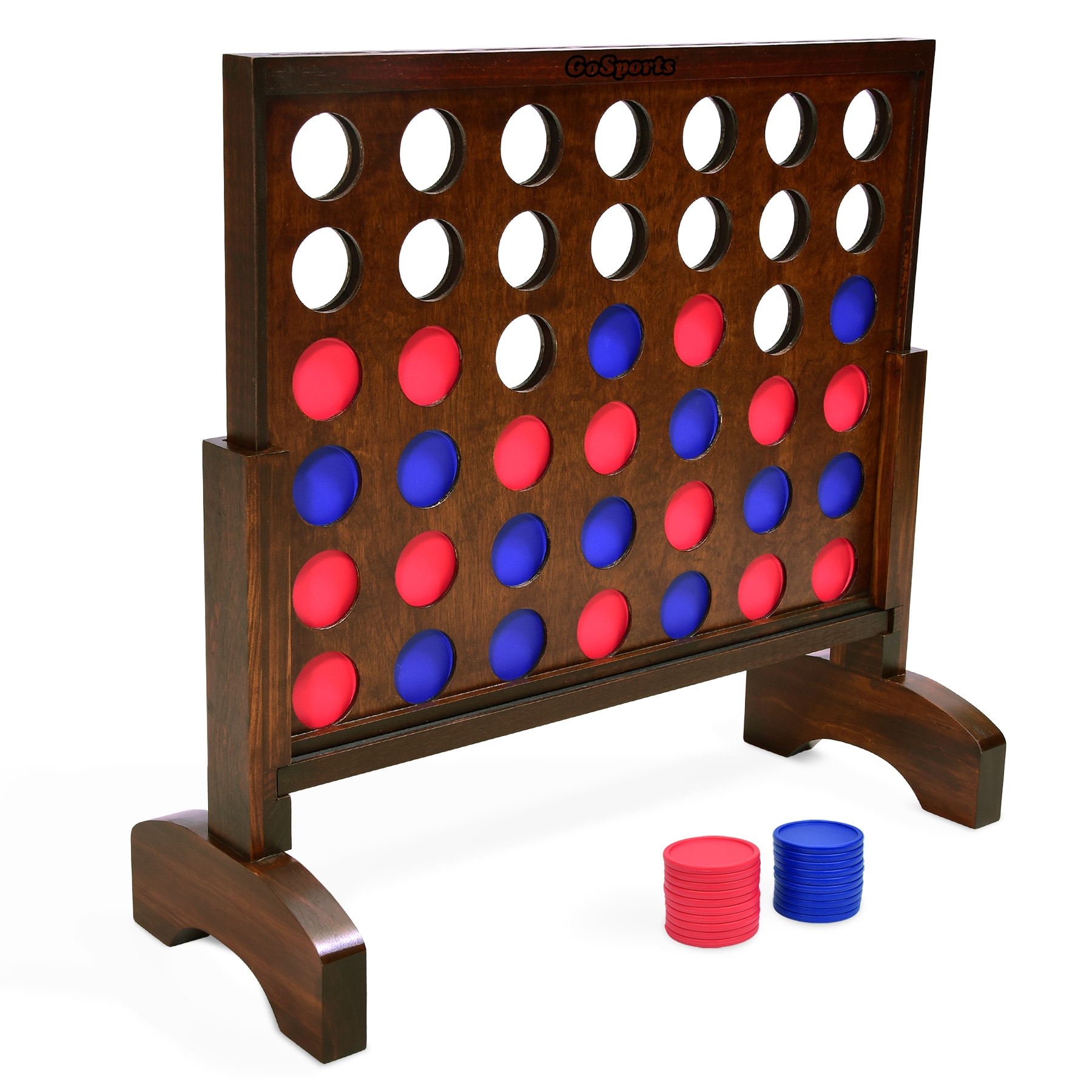 GoSports Indoor/Outdoor Wood Stacking Game with Case in the Party