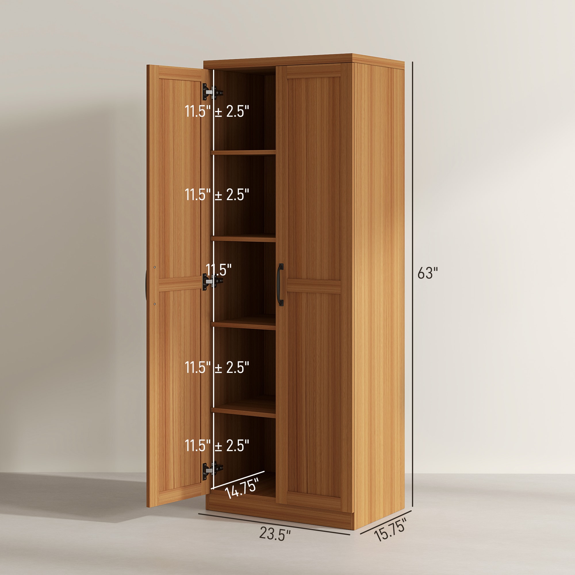 HomCom 835-540V81TK Pull-Out-Cabinet-Baskets - View #3