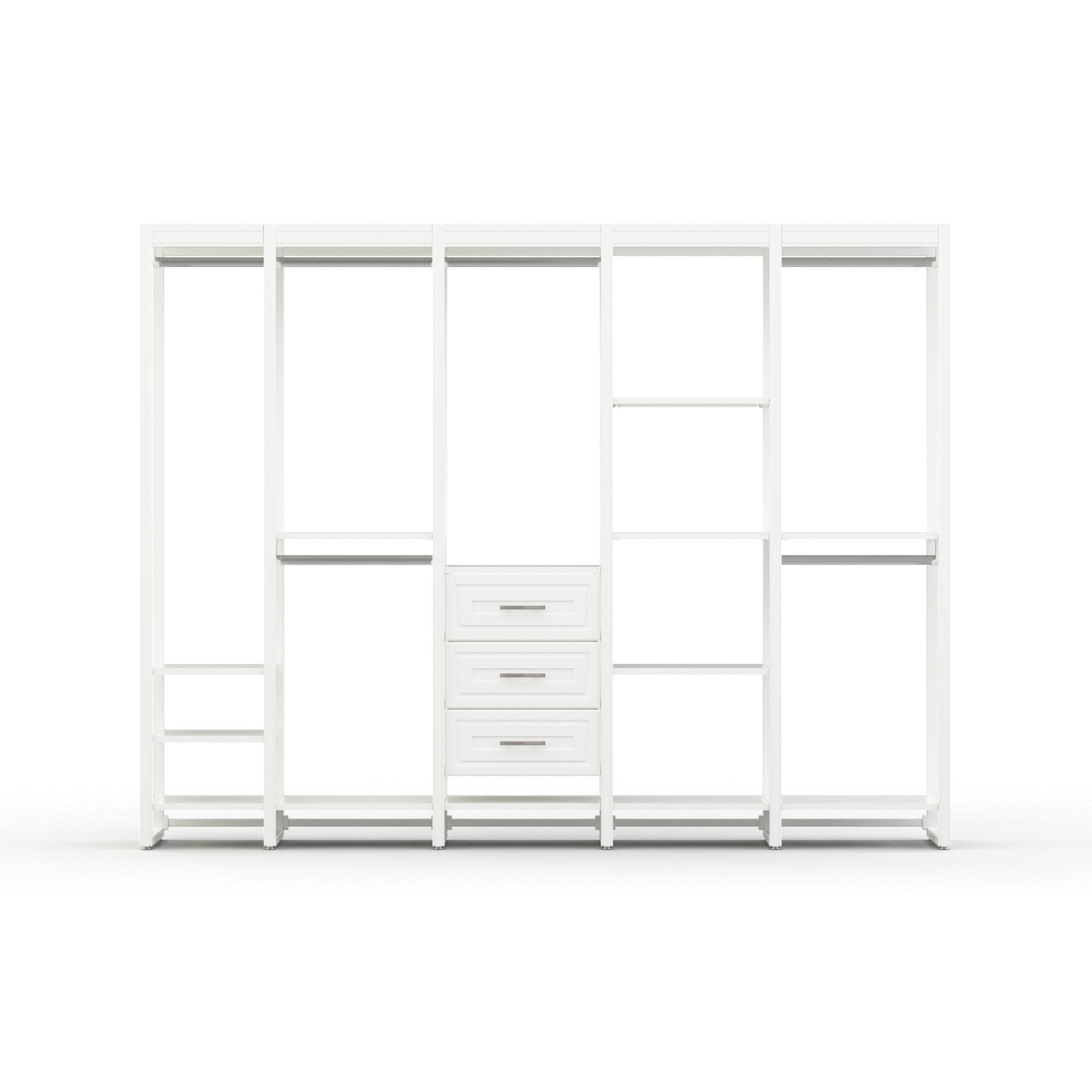 Rubbermaid FastTrack White Shelving Upright (Common: 0.875-in x 81.25-in x  1-in; Actual: 0.875-in x 81.25-in x 1-in) in the Wire Closet Hardware  department at