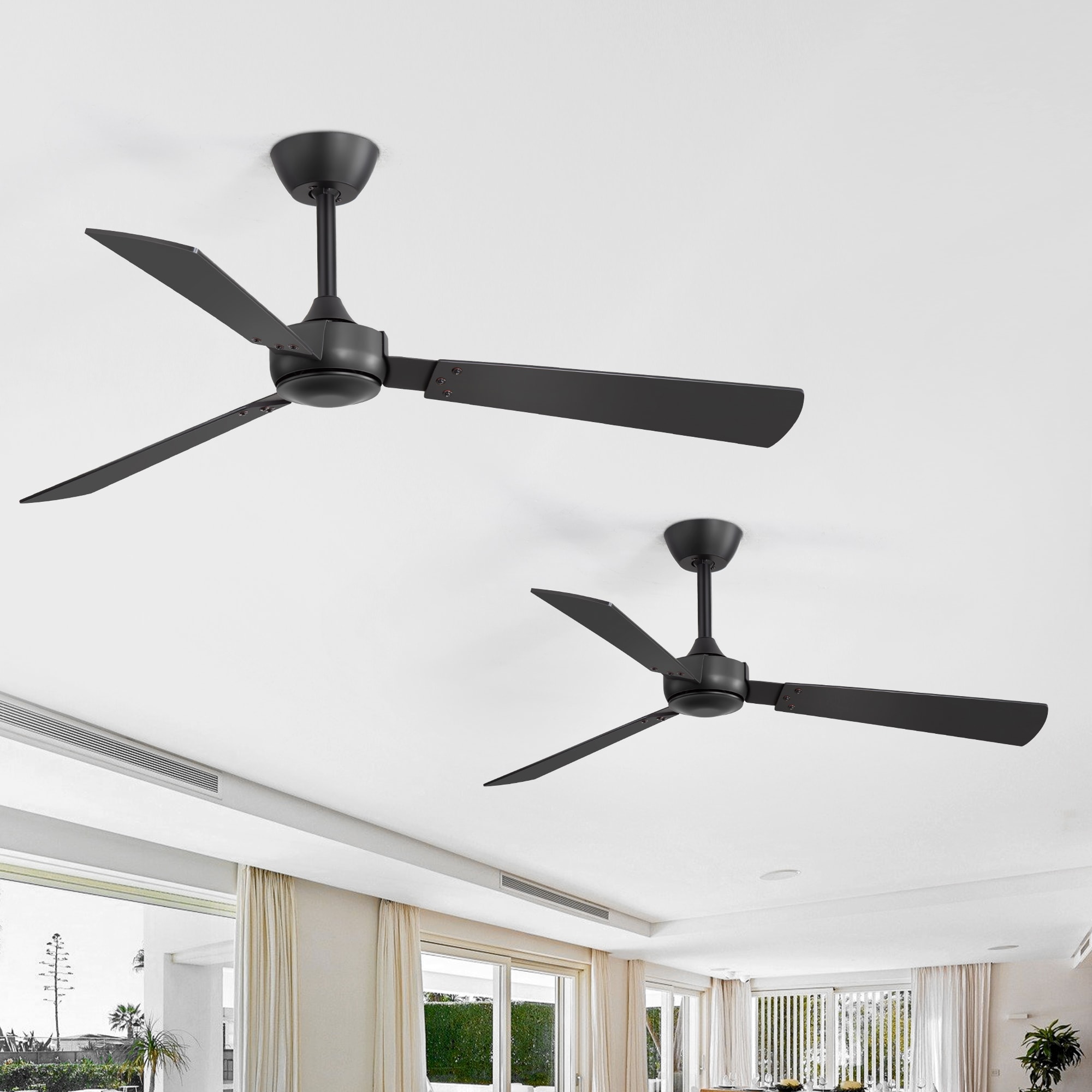 Breezary 35063-BK-NL-2PCS Ceiling-Fans - View #4