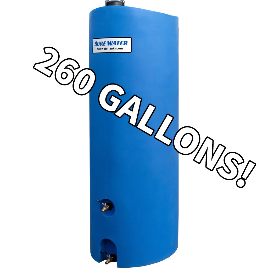 500 Gallon Water Storage Tank By SureWater – Doorway | Emergency Water Tank  with Spigot for Emergency Disaster Preparedness