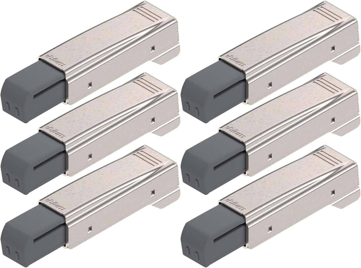 Blum 6-Pack 973A Soft-Close Add-On for CLIP top and CLIP Hinges Steel