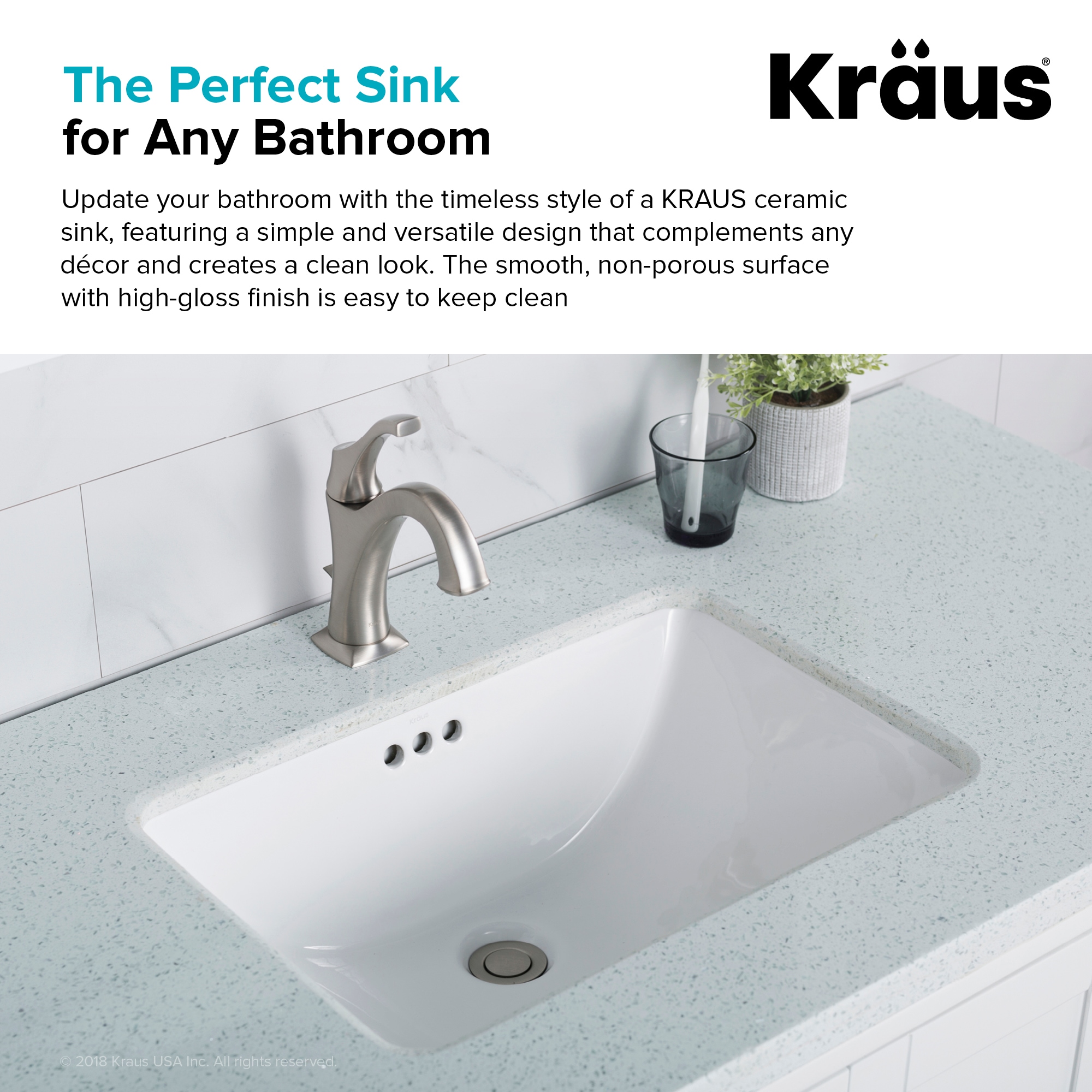 Kraus KCU-241 Bath-Sink - View #7