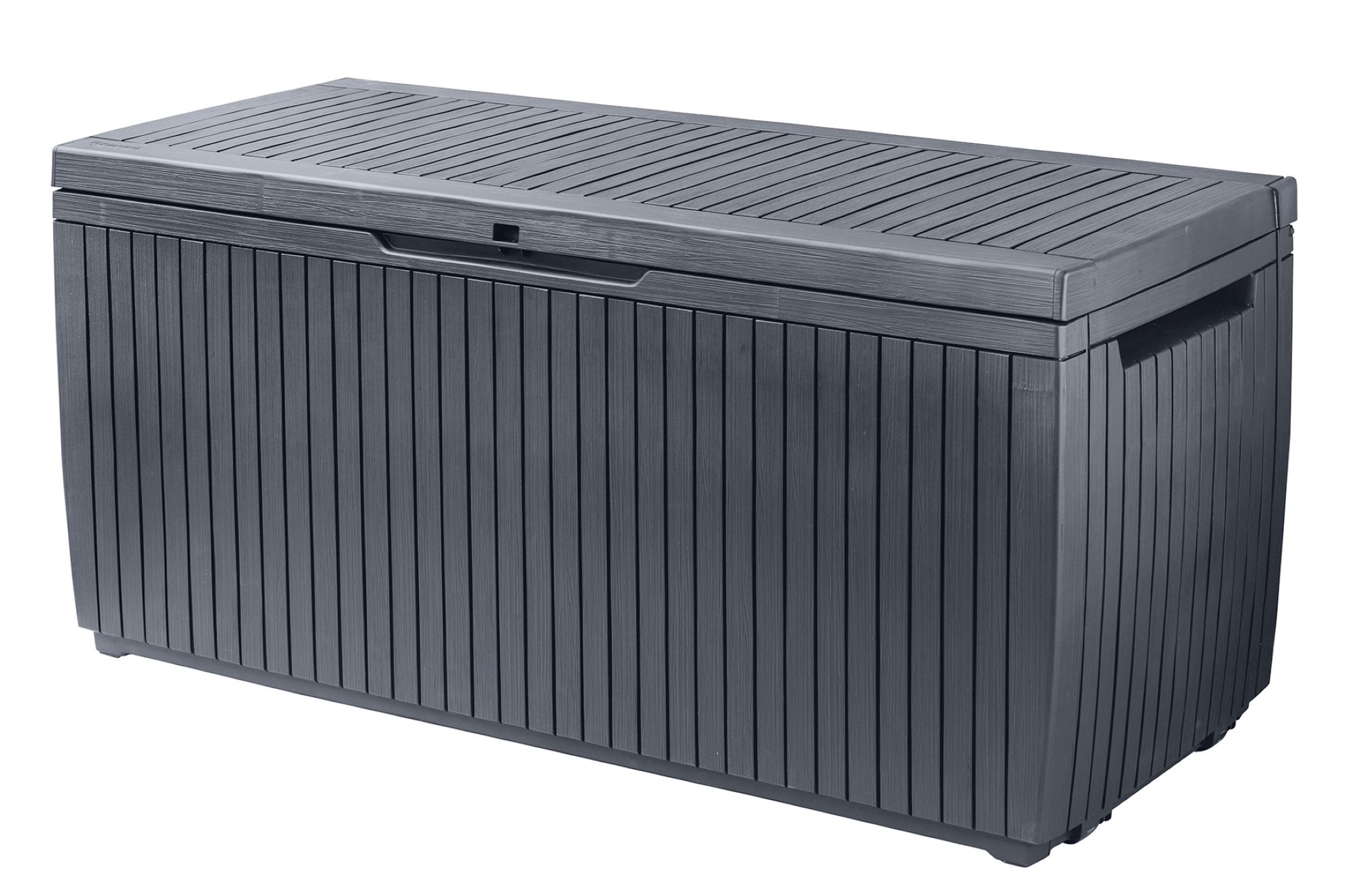 Rubbermaid 1837303 Patio Chic 29 Wide Resin Outdoor Storage Box