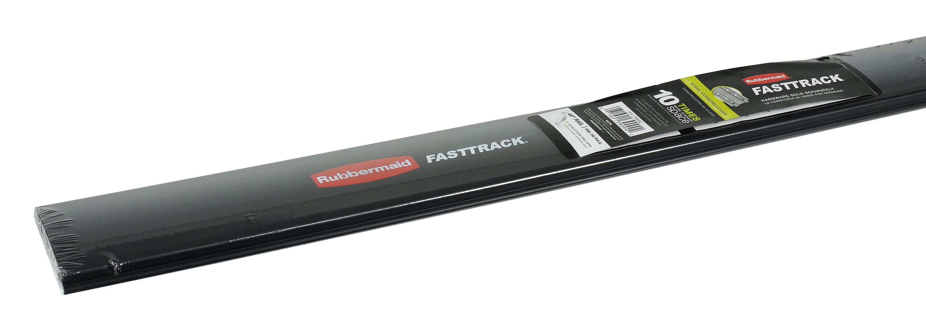 Rubbermaid FastTrack Garage 48-in Black/Silver Steel Multipurpose