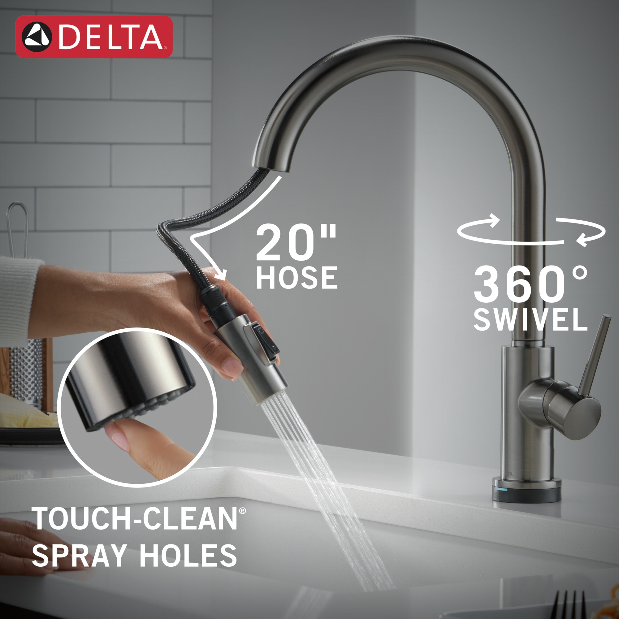 Delta 9159TL-KS-DST Kitchen-Faucets - View #7