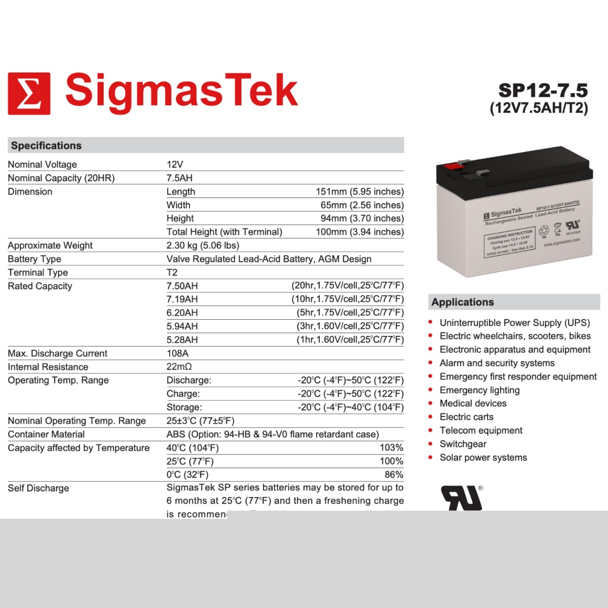 SigmasTek 652029662389 Device-Replacement-Batteries - View #3