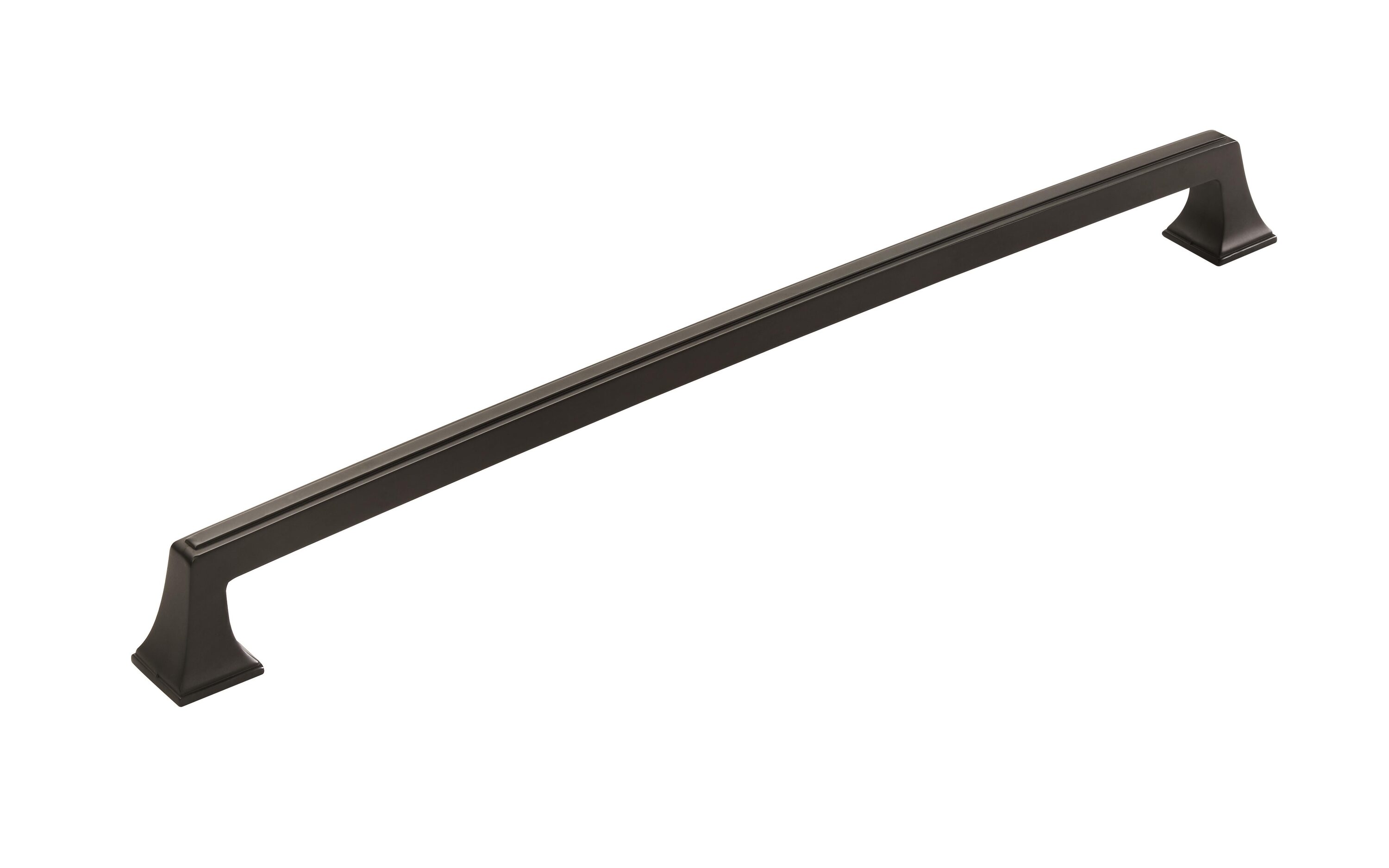 Amerock BP53533BBR Mulholland 18-in , 457mm Center to Center Black Bronze Arch Handle For Use on Appliances Drawer Pulls