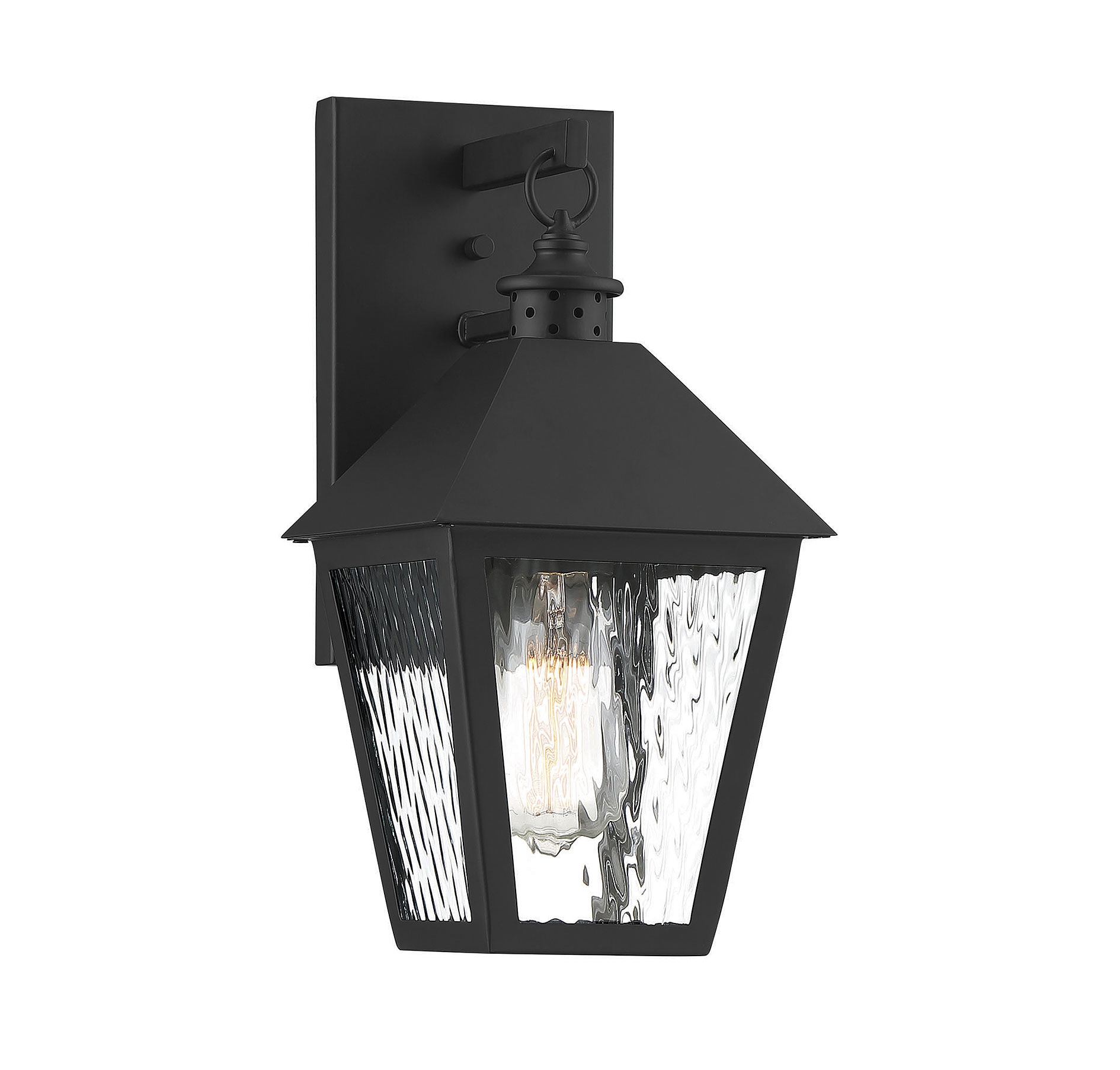  LW-SH637140 1-Light 14-in Matte Black Outdoor Wall Light