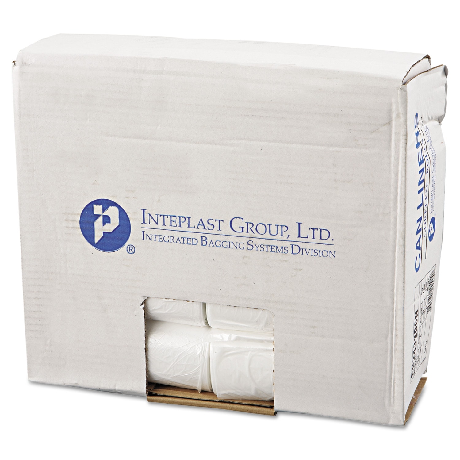 Inteplast Group Building Products IBSEC243306N 16-Gallons Scent free Clear Indoor Plastic Can Twist Tie Trash Bag 1000 -Count