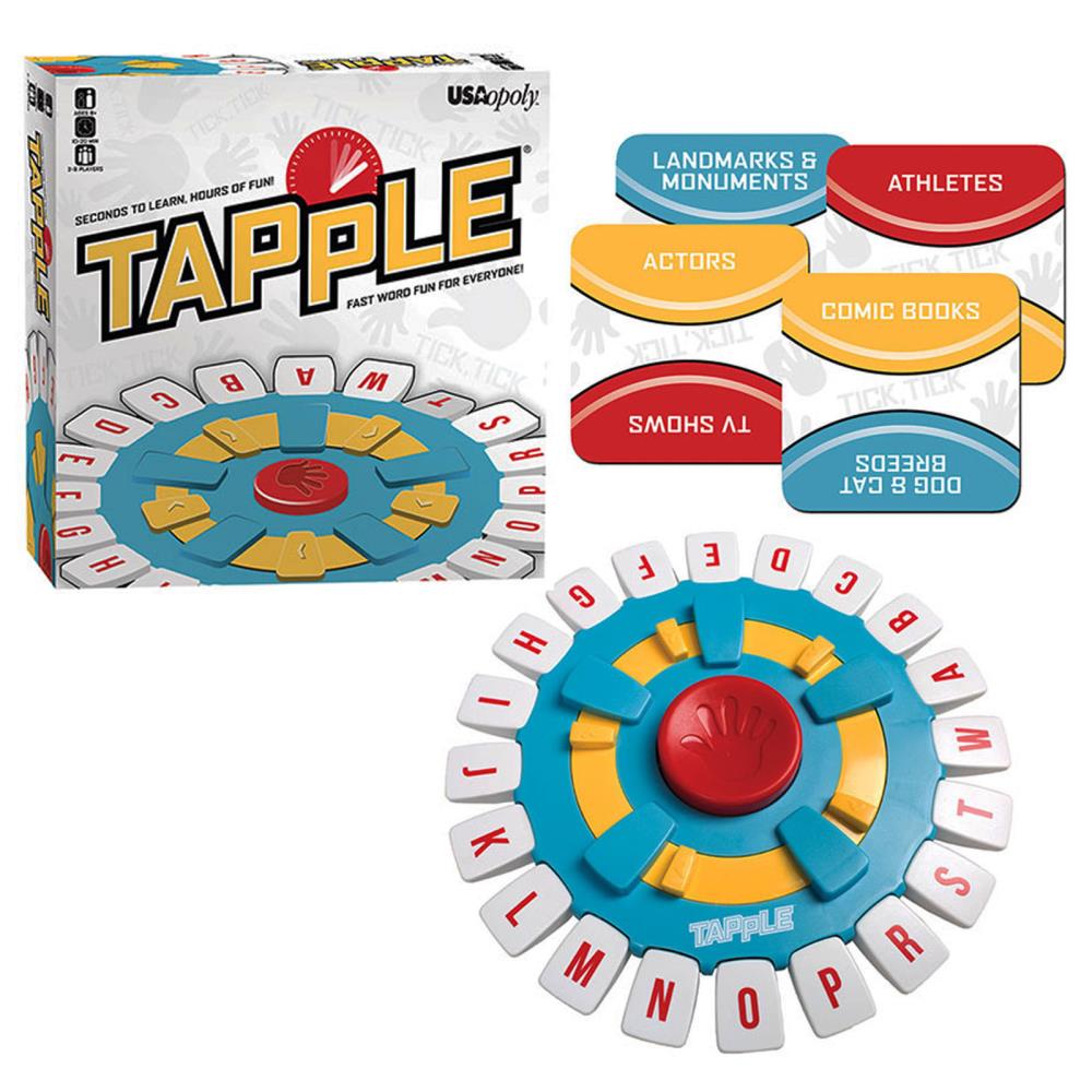 TAPPLE® Word Game | Fast-Paced Family Board Game | Choose a Category & Race  Against The Timer to be The Last Player | Learning Game Great for All