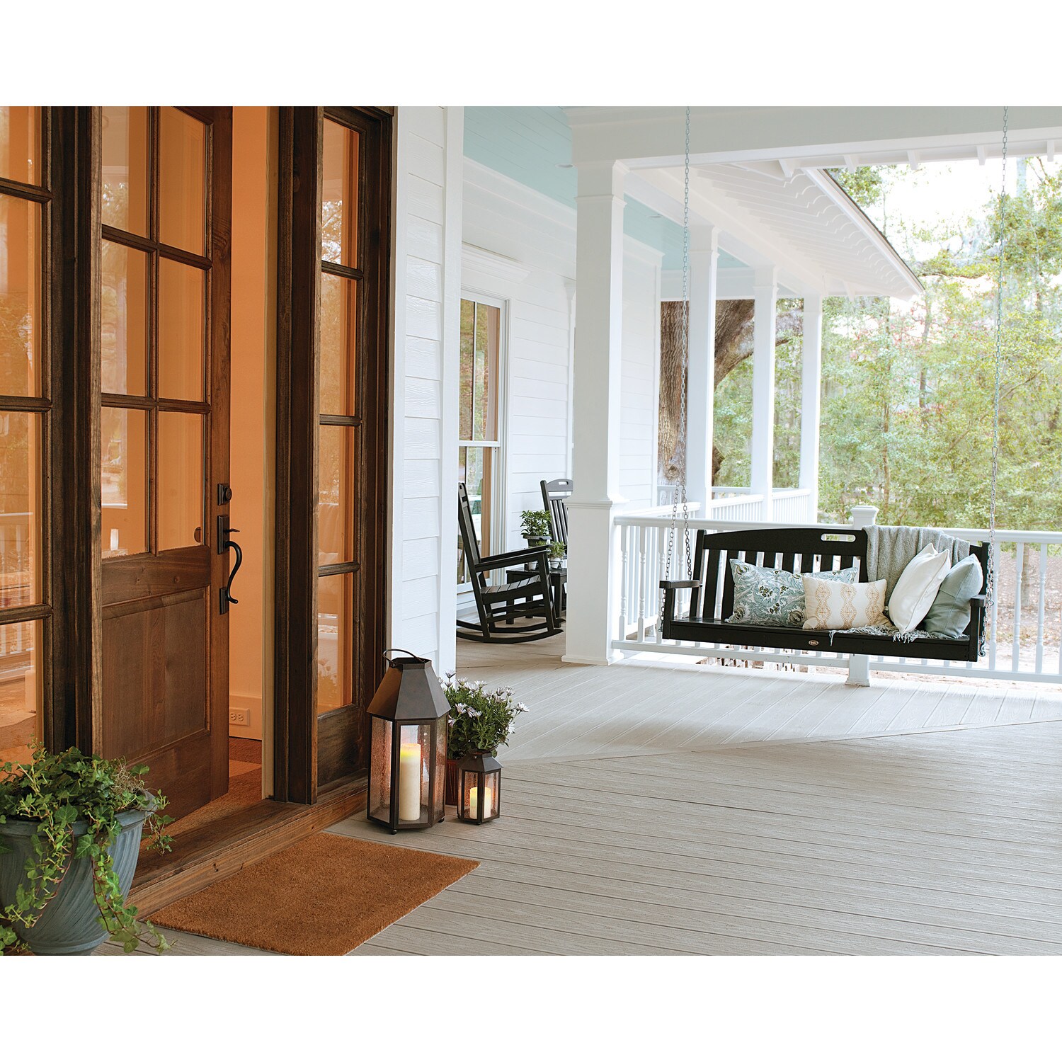 Trex Outdoor Furniture TXS60SS Swing-Gliders - View #3