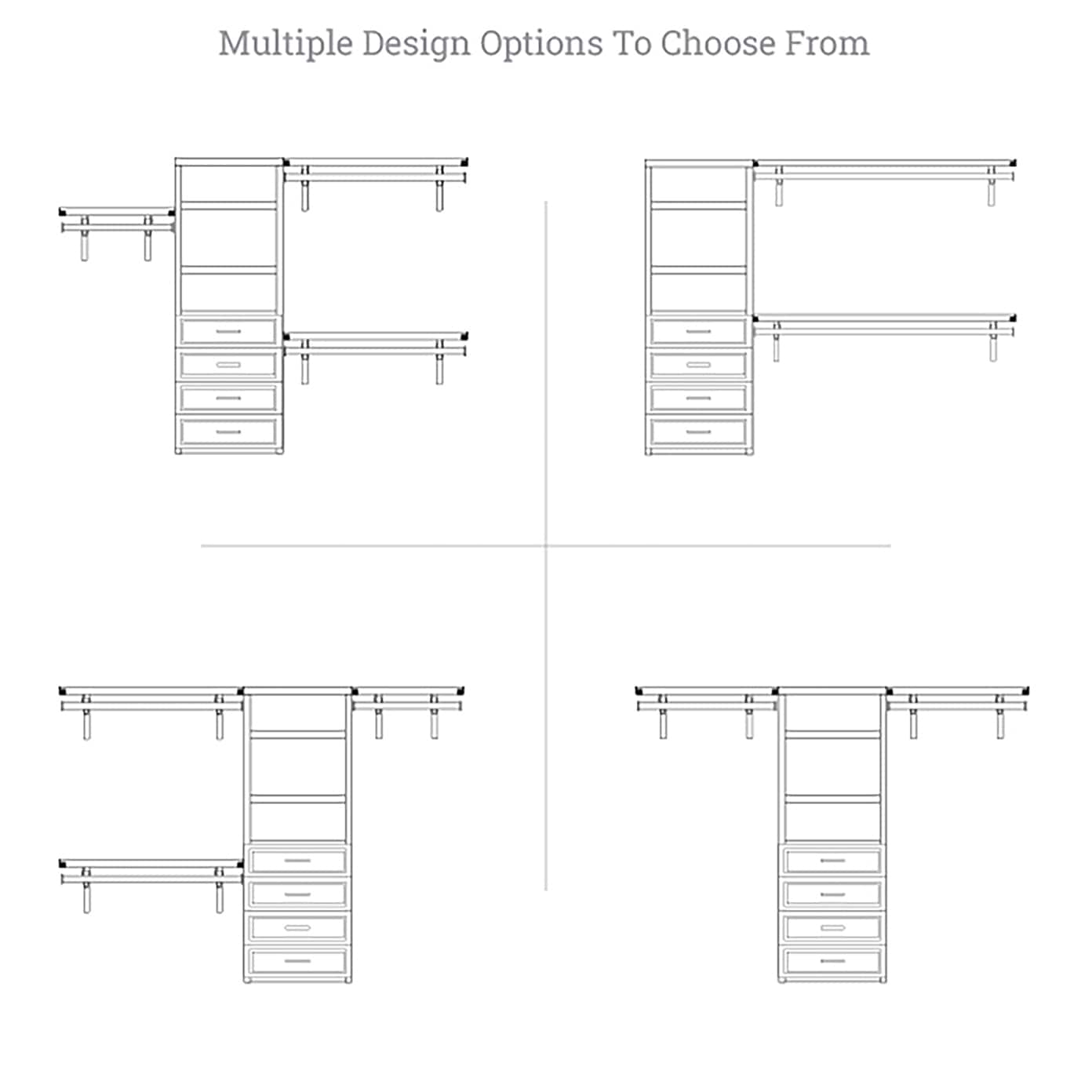 John Louis Home JLH-260WC-E Wood-Closet-Kits - View #10