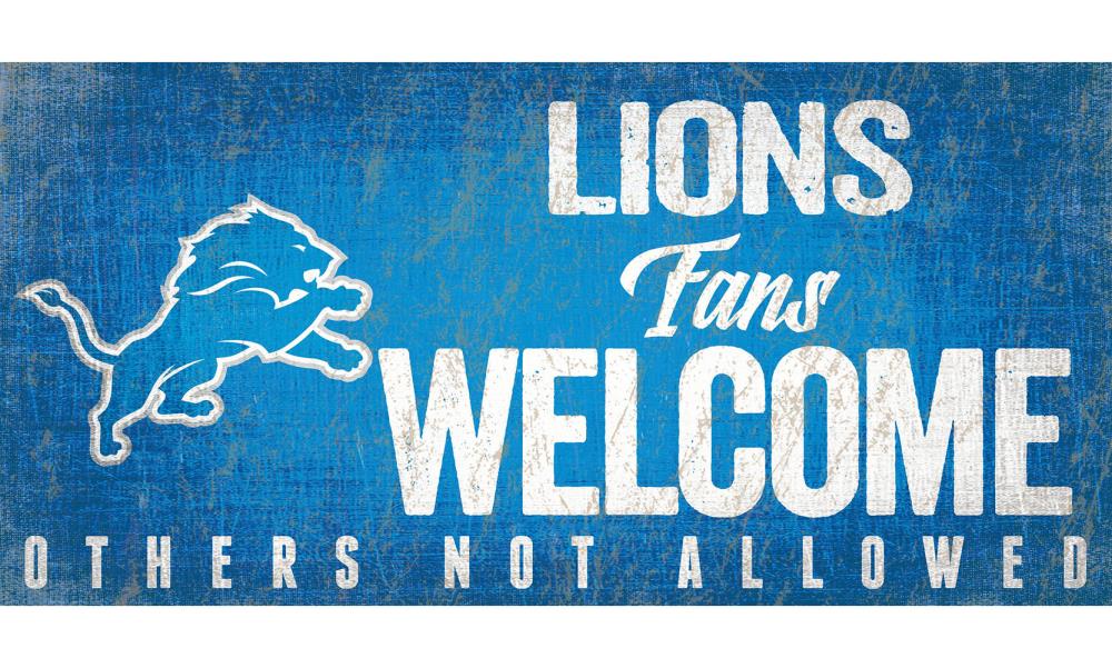 Fan Creations Detroit Lions 19-in H x 11-in W Sports Print in the Wall Art  department at