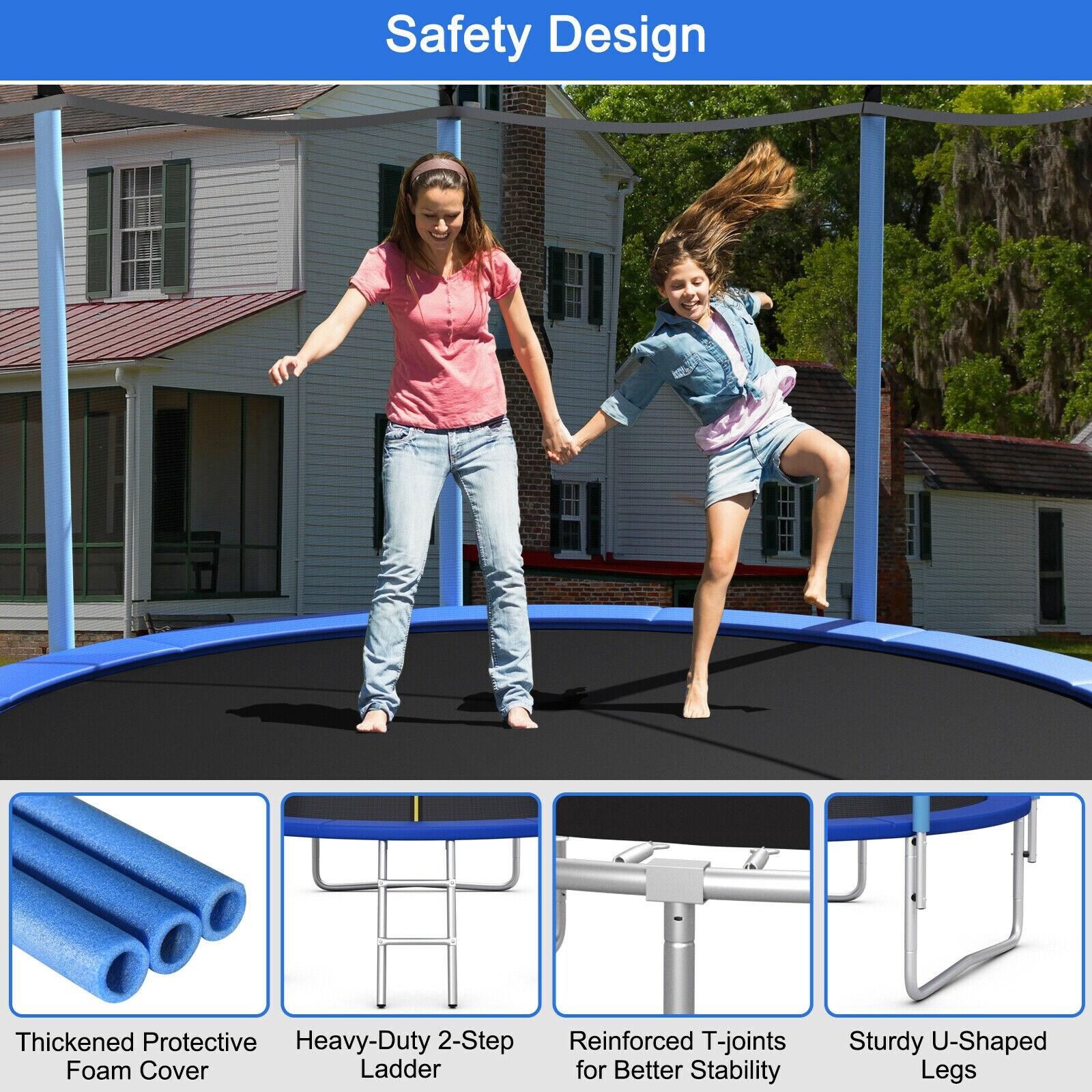 Slickblue D-CO-+84001WT trampolines - View #6