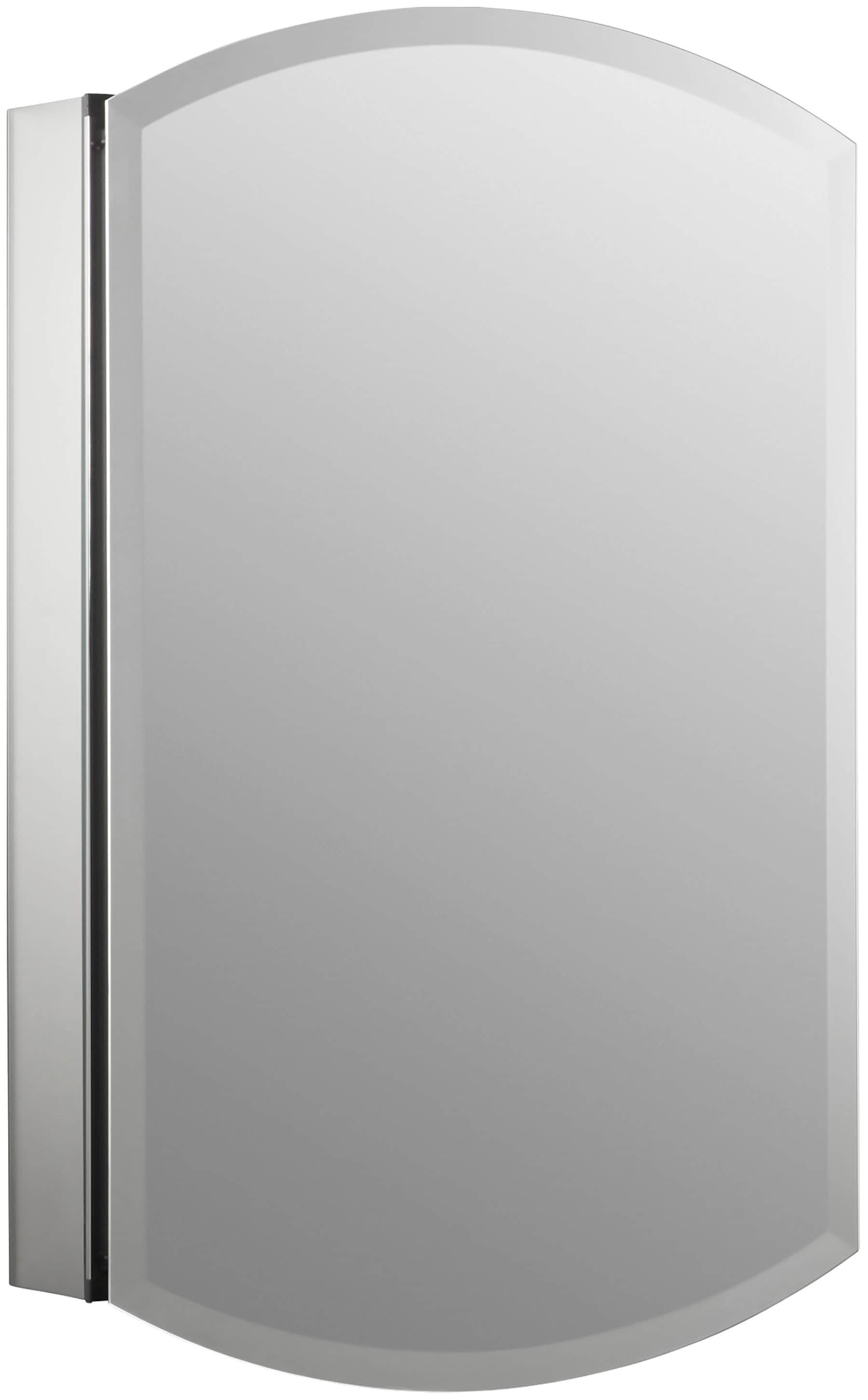 KOHLER 3073-NA Archer 20-in x 31-in Surface/Recessed Mount Silver Mirrored Arched Medicine Cabinet