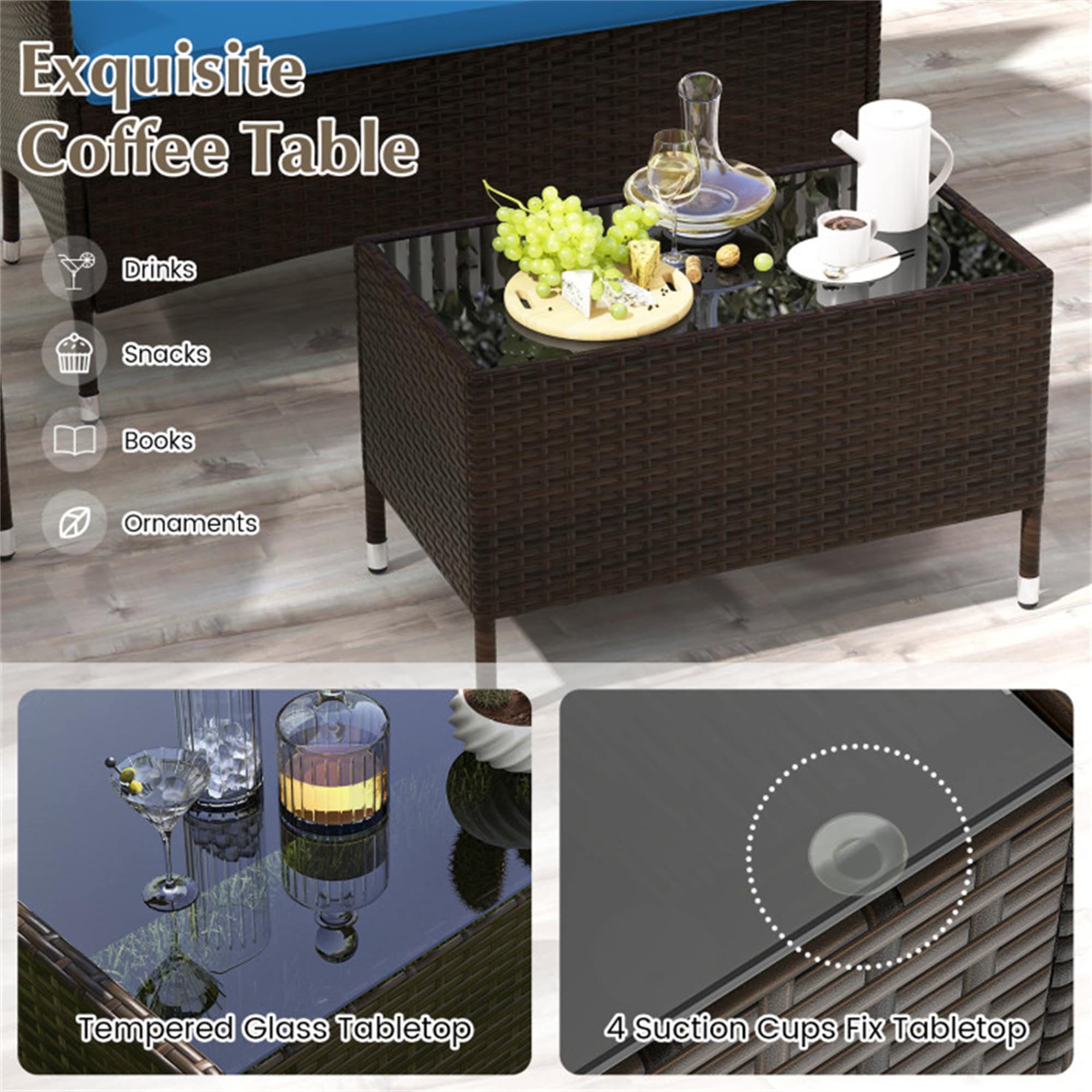 BABOOM BOM-67772PB-CO Patio-Conversation-Sets - View #6