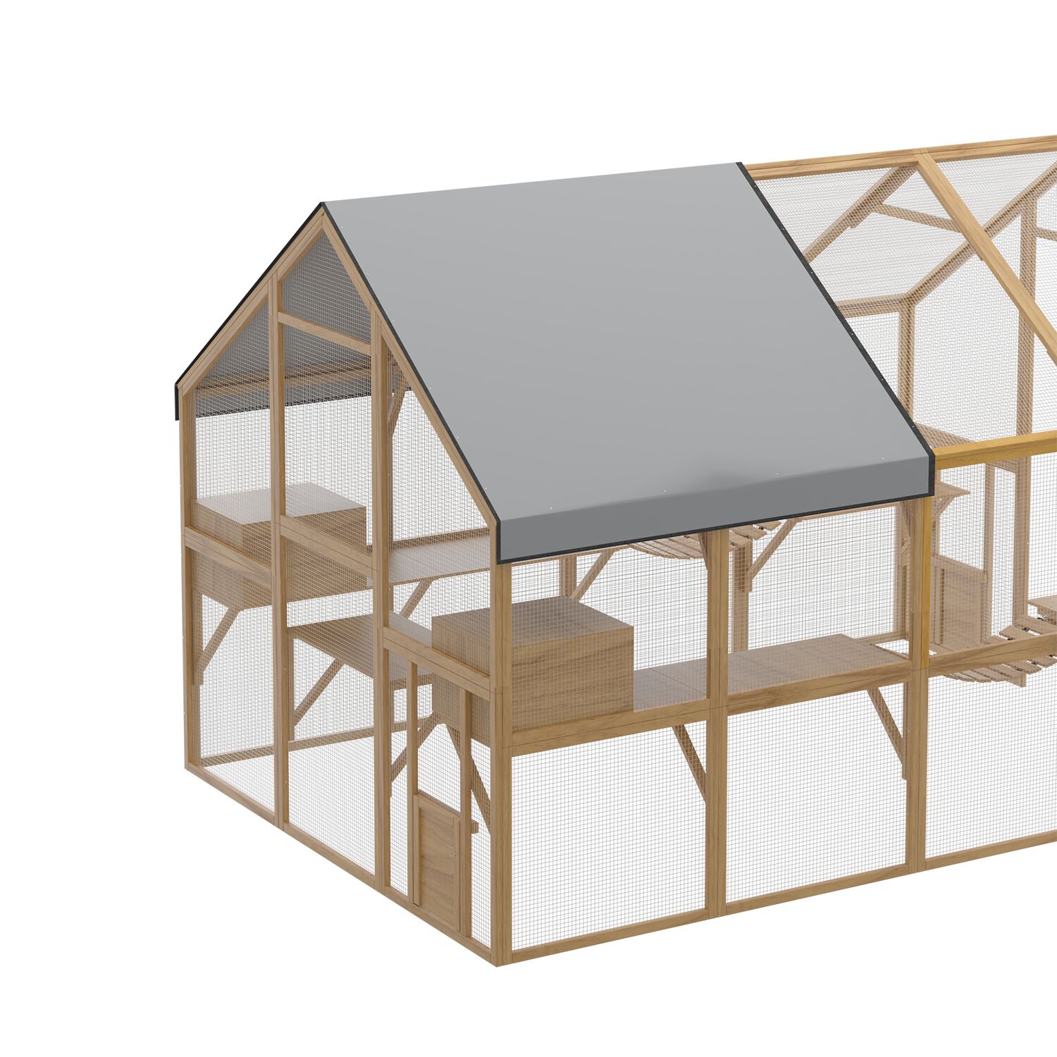 MIDHAM KF150158-09-A+B Chicken-Coops-Rabbit-Hutches - View #9