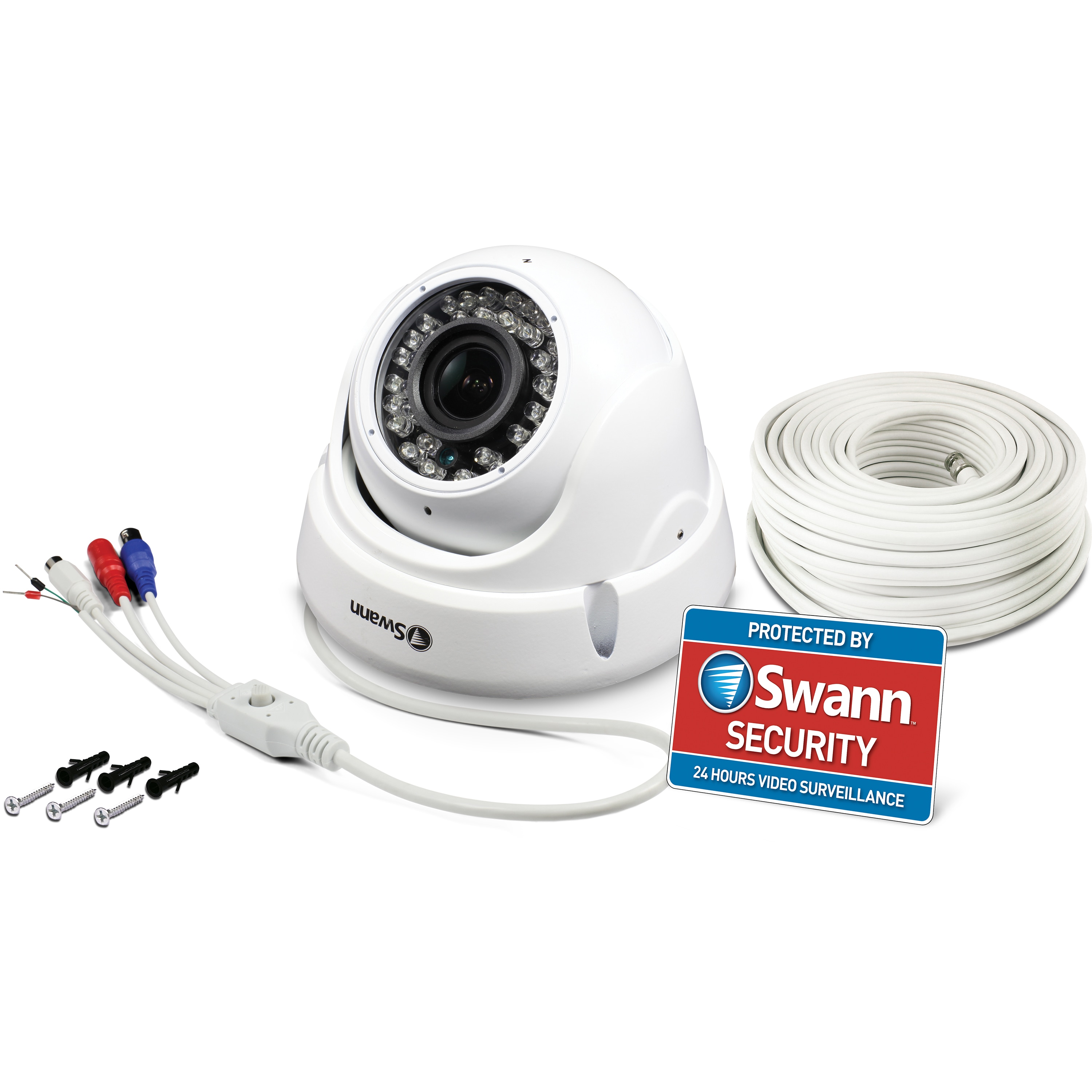Swann SWPRO-1080ZLD-US Pro Outdoor 1-Camera Wired Security Camera System