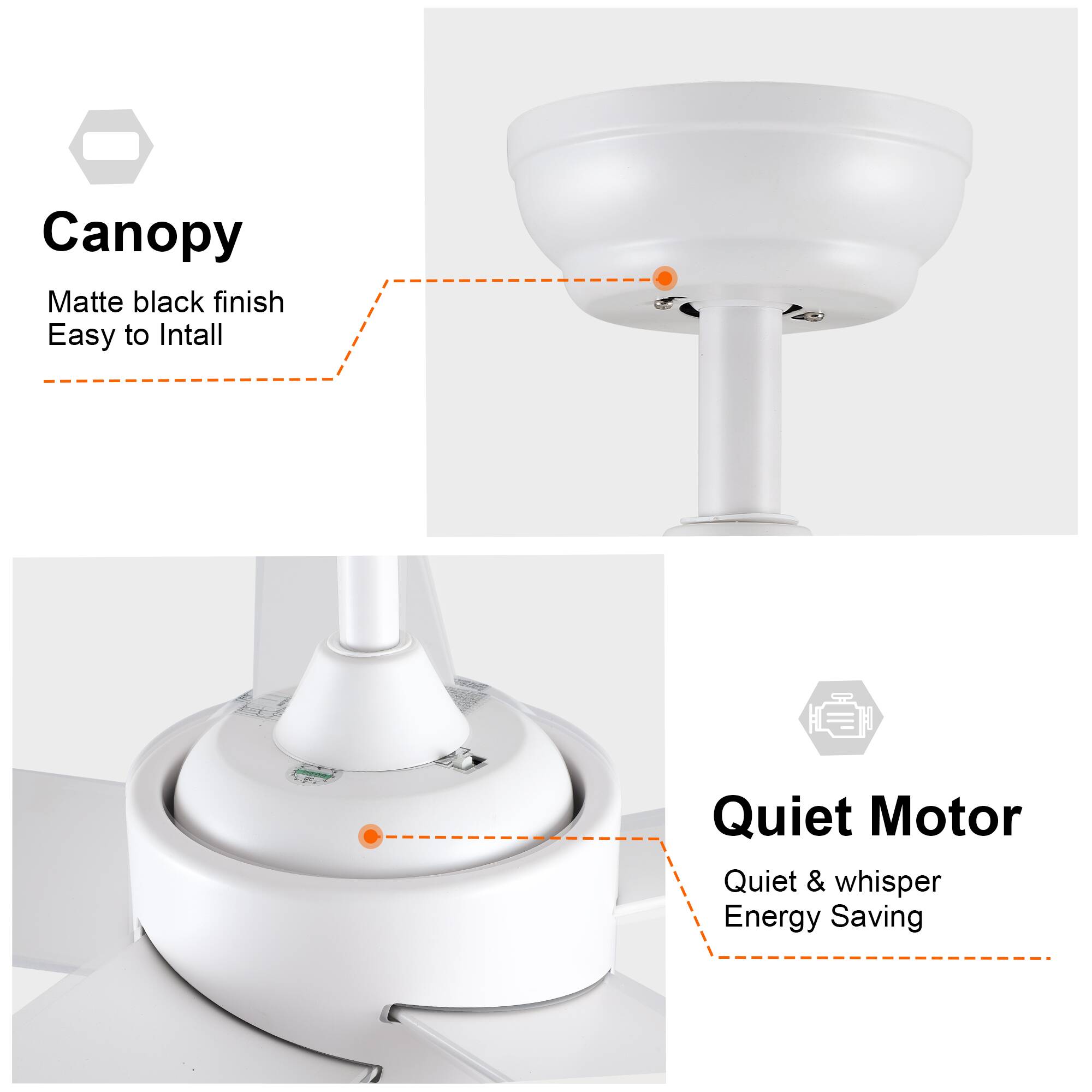 YUHAO LSAC1084WH52 Ceiling-Fans - View #17