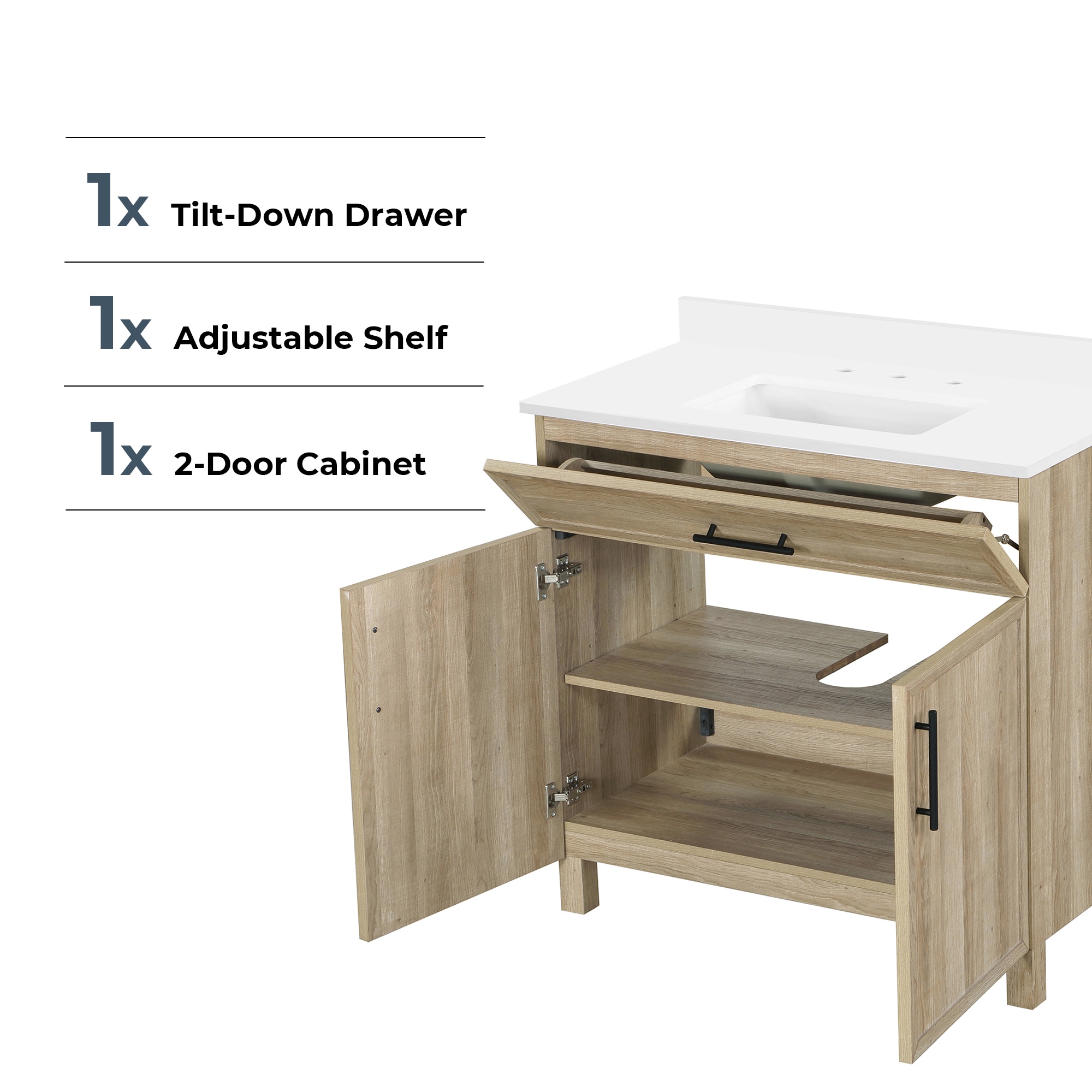 Style Selections DOLTON-36NO Bath-Vanity-Combo - View #10