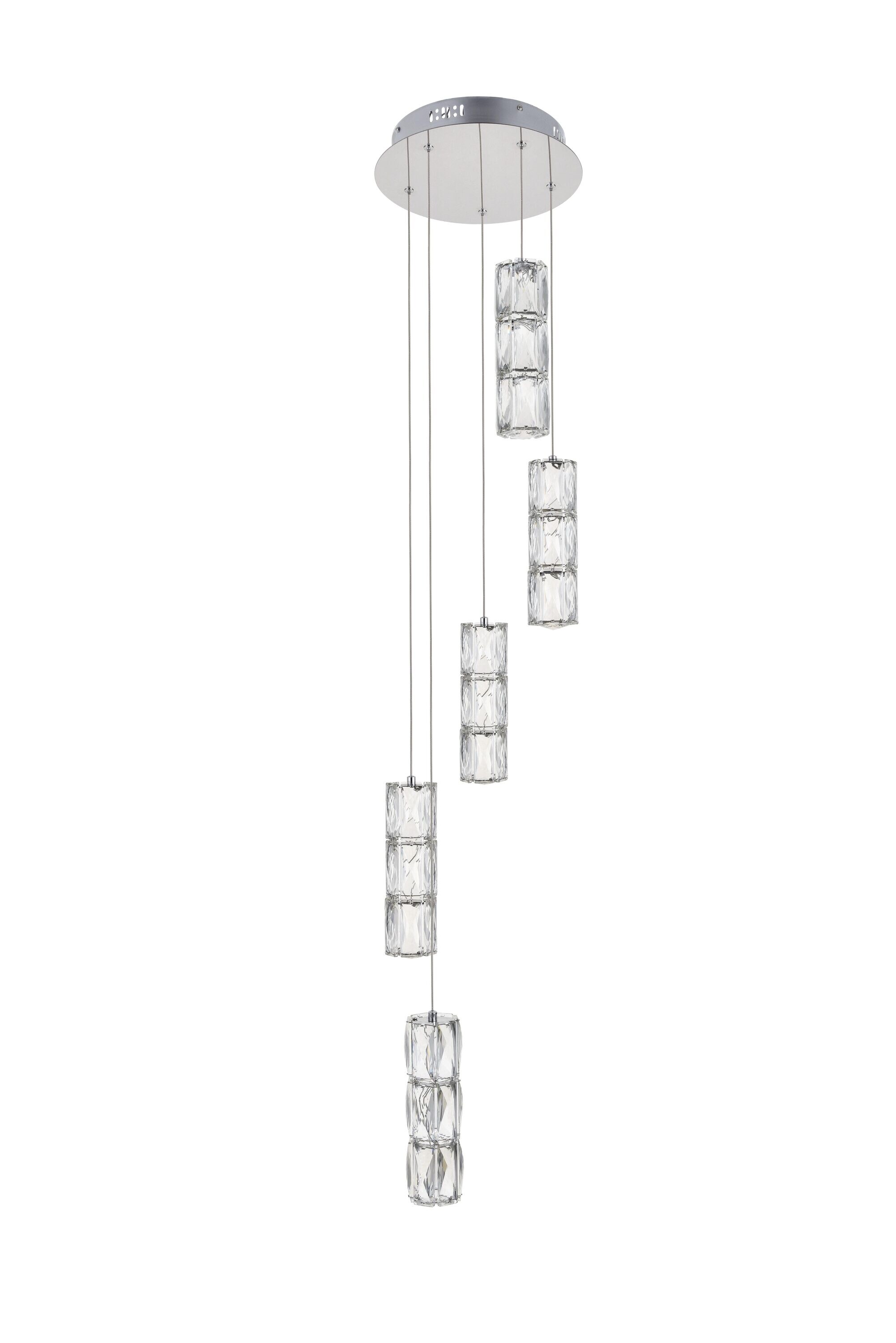Elegant Decor HF10500D5RC Pendant-Lights - View #7