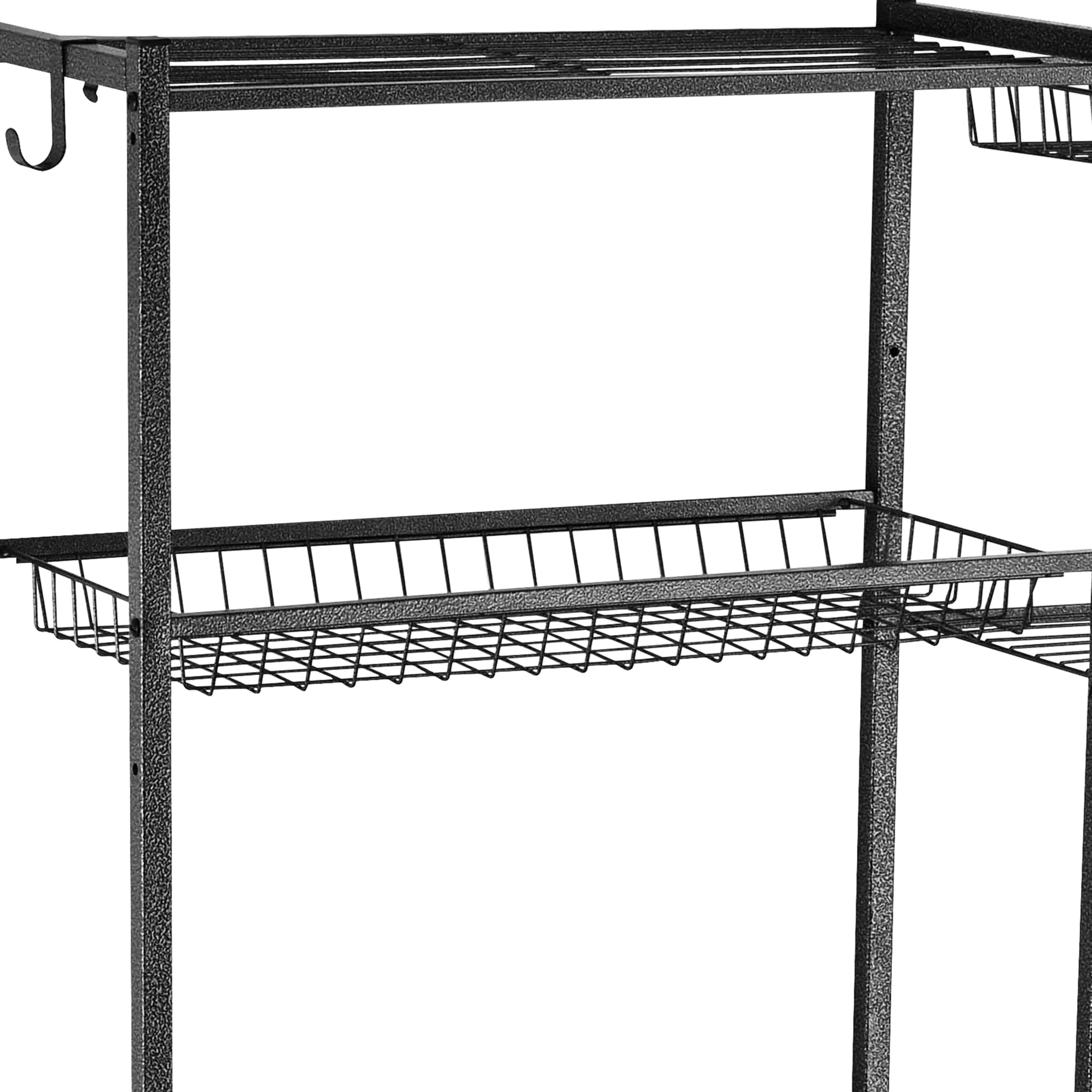 Homdox 6-Tier Storage Shelf Wire Shelving Unit Free Standing Rack Orga