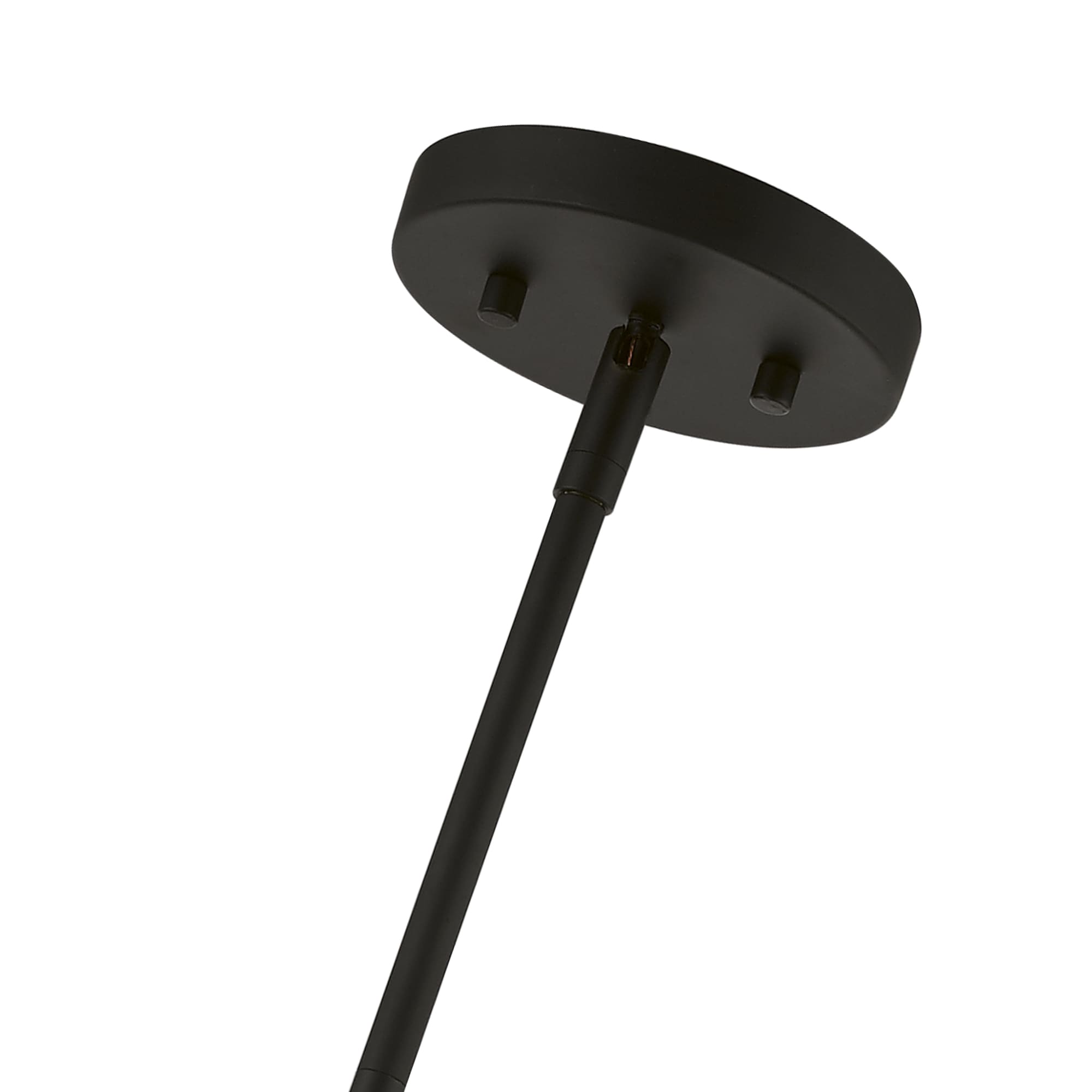 Elmhurst Black Nickel Glass LED Drum Pendant Light