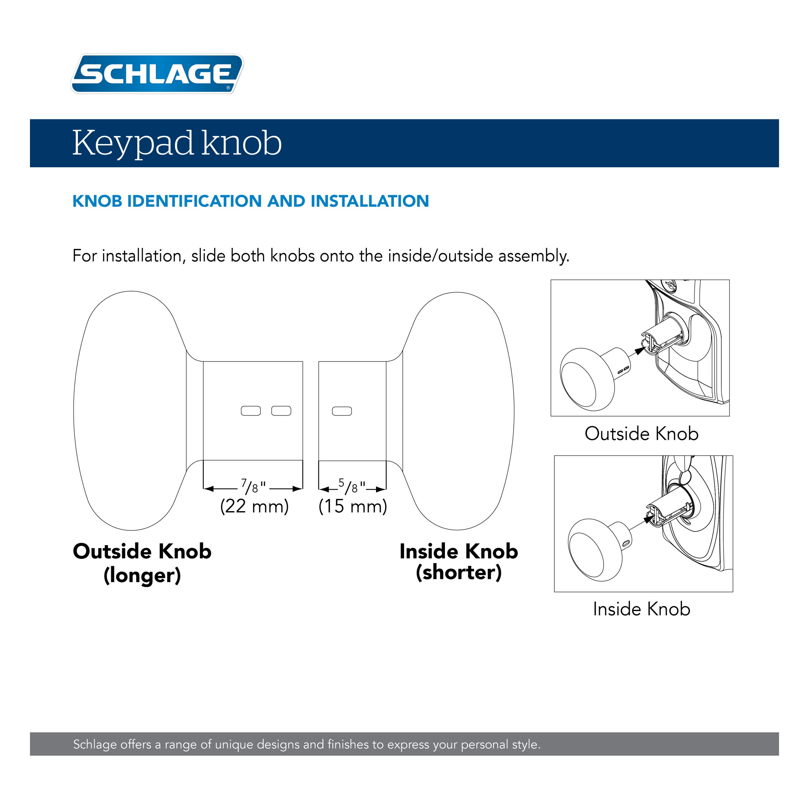 Schlage FE595 CAM 622 GEO Electronic-Door-Locks - View #5