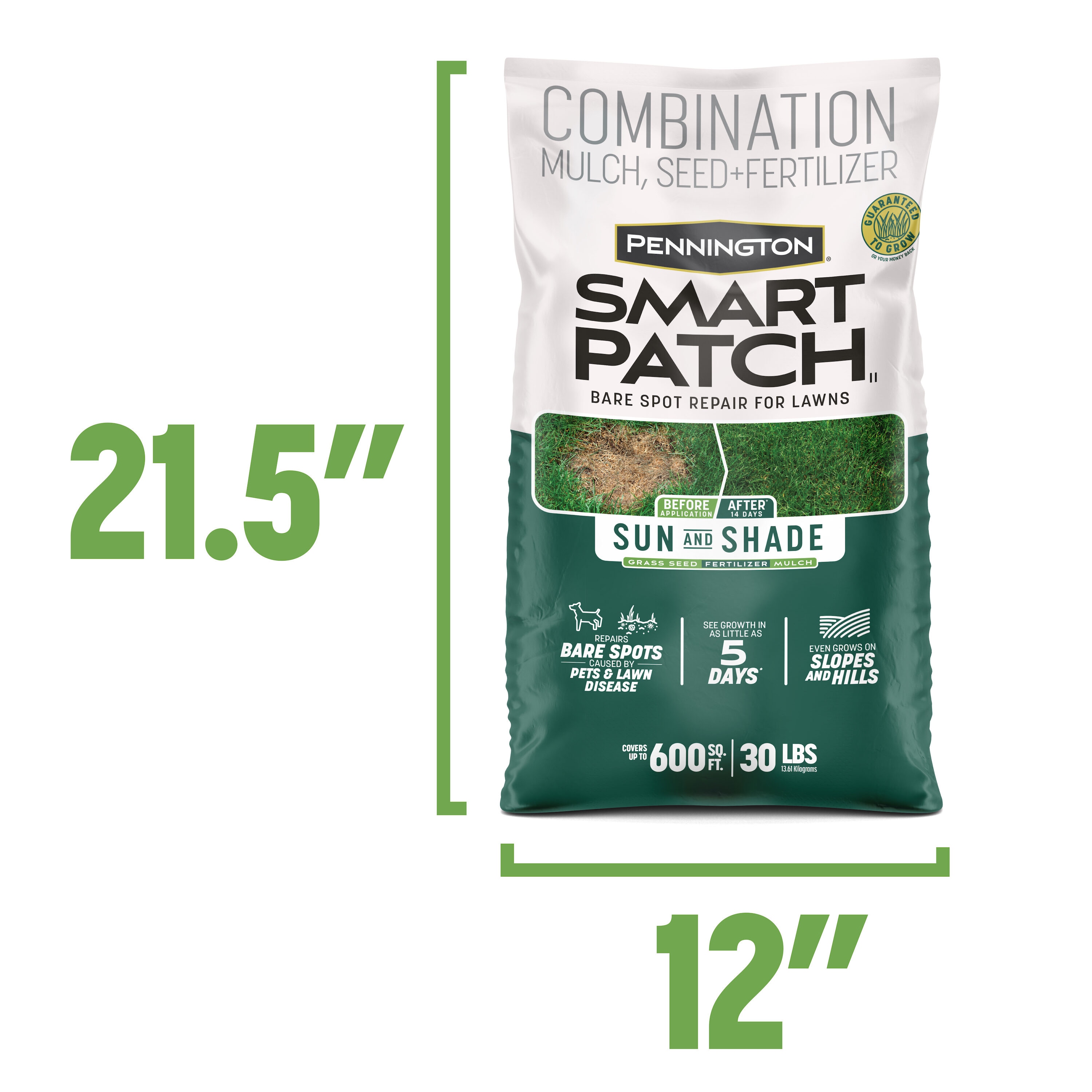 Pennington Smart Patch 30-lb Sun and Shade Lawn Repair Mix in the Lawn Repair Mix department at