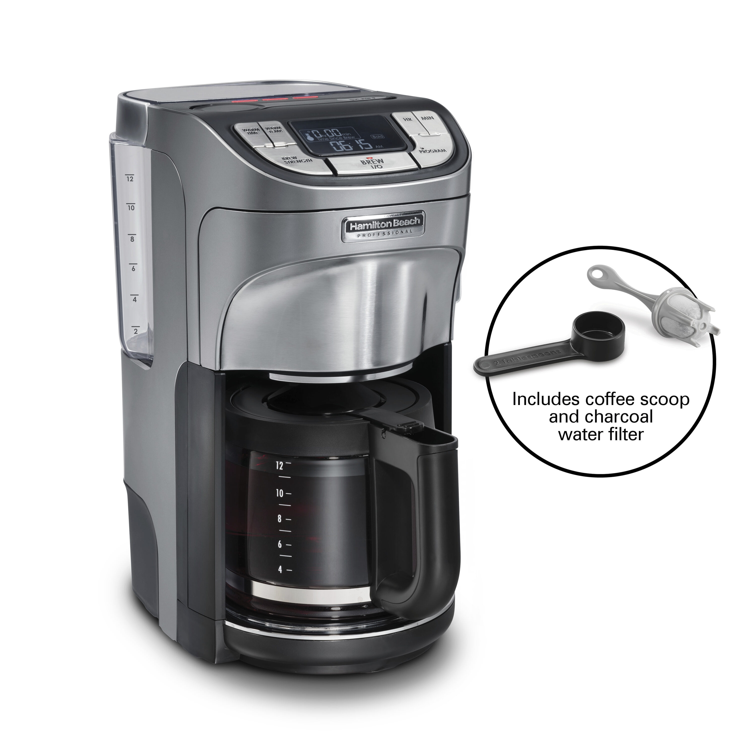 Kenmore 12-Cup Black, Silver Commercial/Residential Drip Coffee Maker in  the Coffee Makers department at