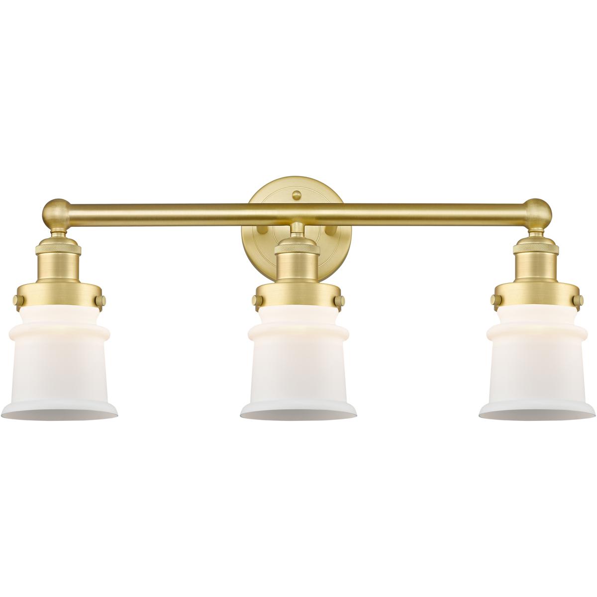 Innovations Lighting -  616-3W-SG-G181S Canton Bathroom Vanity Light Satin Gold