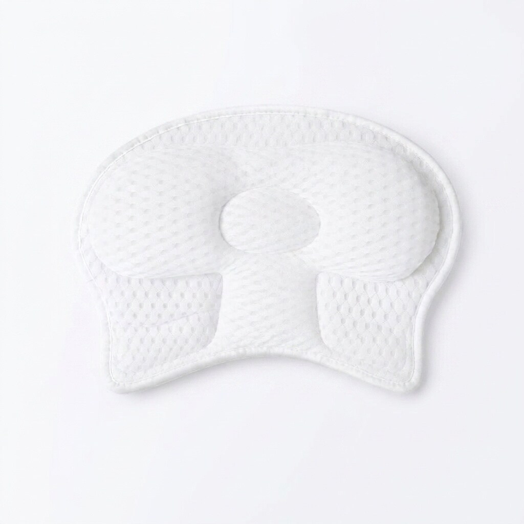 Aoibox  Luxury Bath Pillow with Ergonomic Neck and Back Support Featuring Extra Soft 4D Mesh Fabric and Non Slip