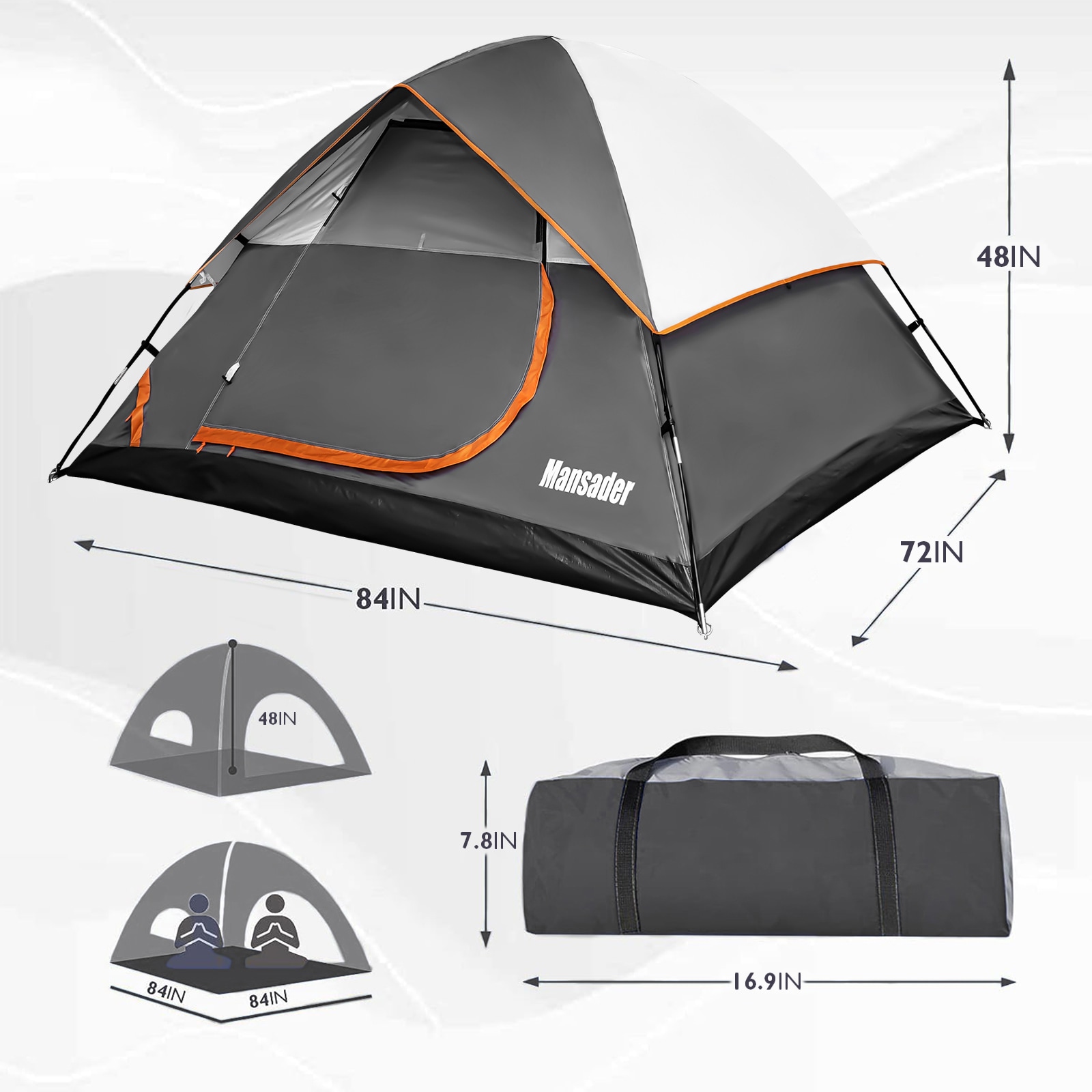GARSING MAN-DOPA-EX-4P-DG tents - View #2