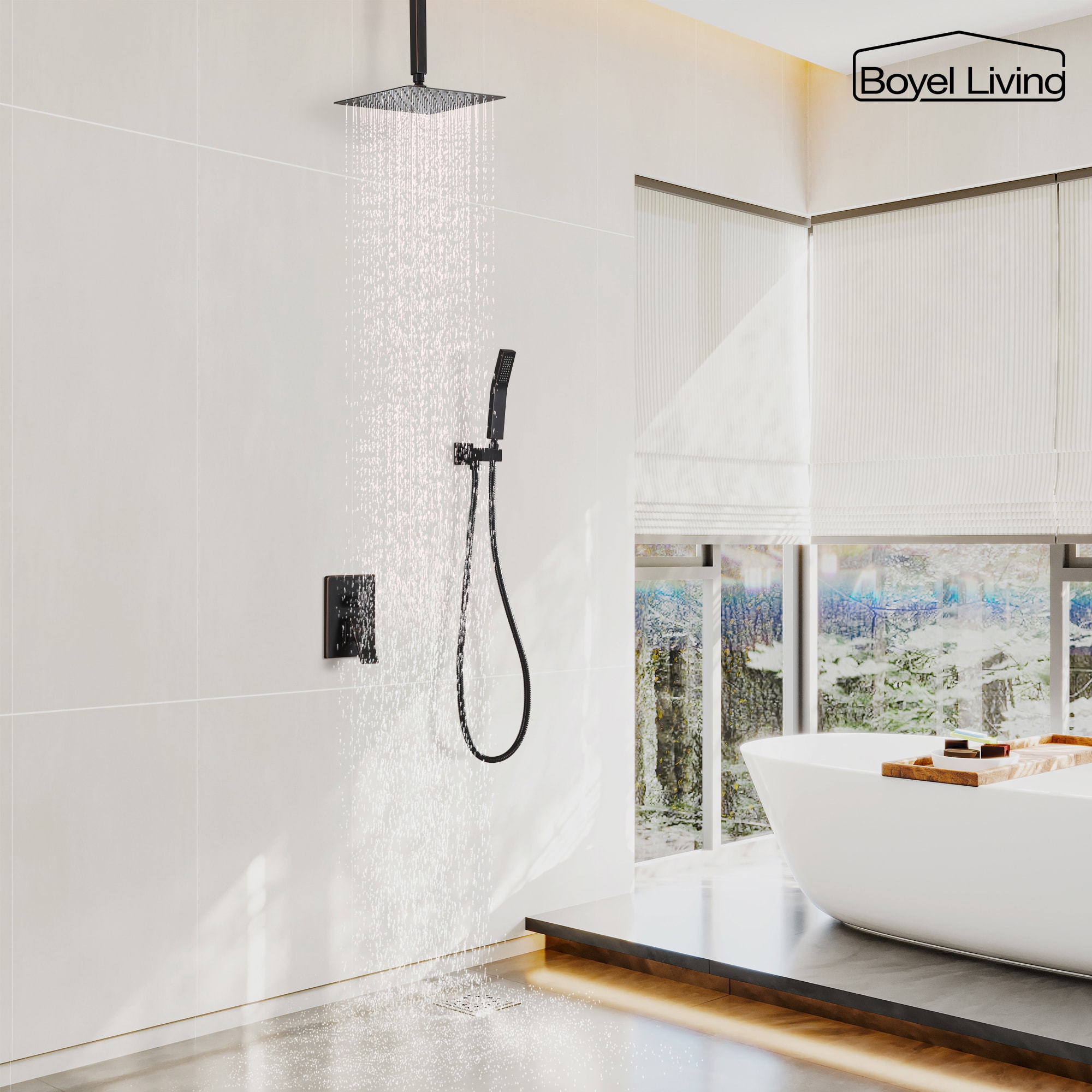 Clihome RB07HS3B Showerhead-Bar-Panels - View #4