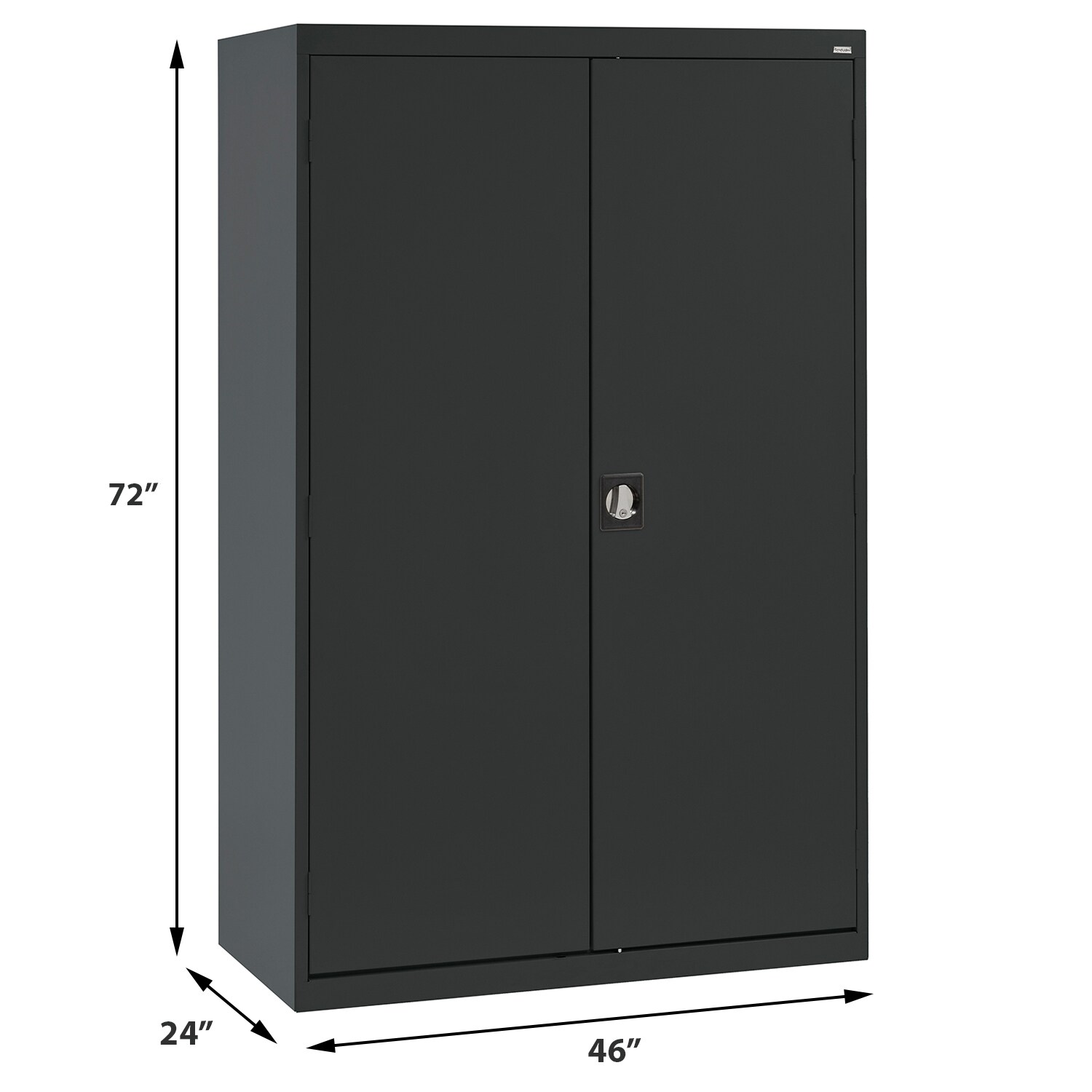 Strong Hold Metal Storage Cabinets with Quantum Plastic Bins