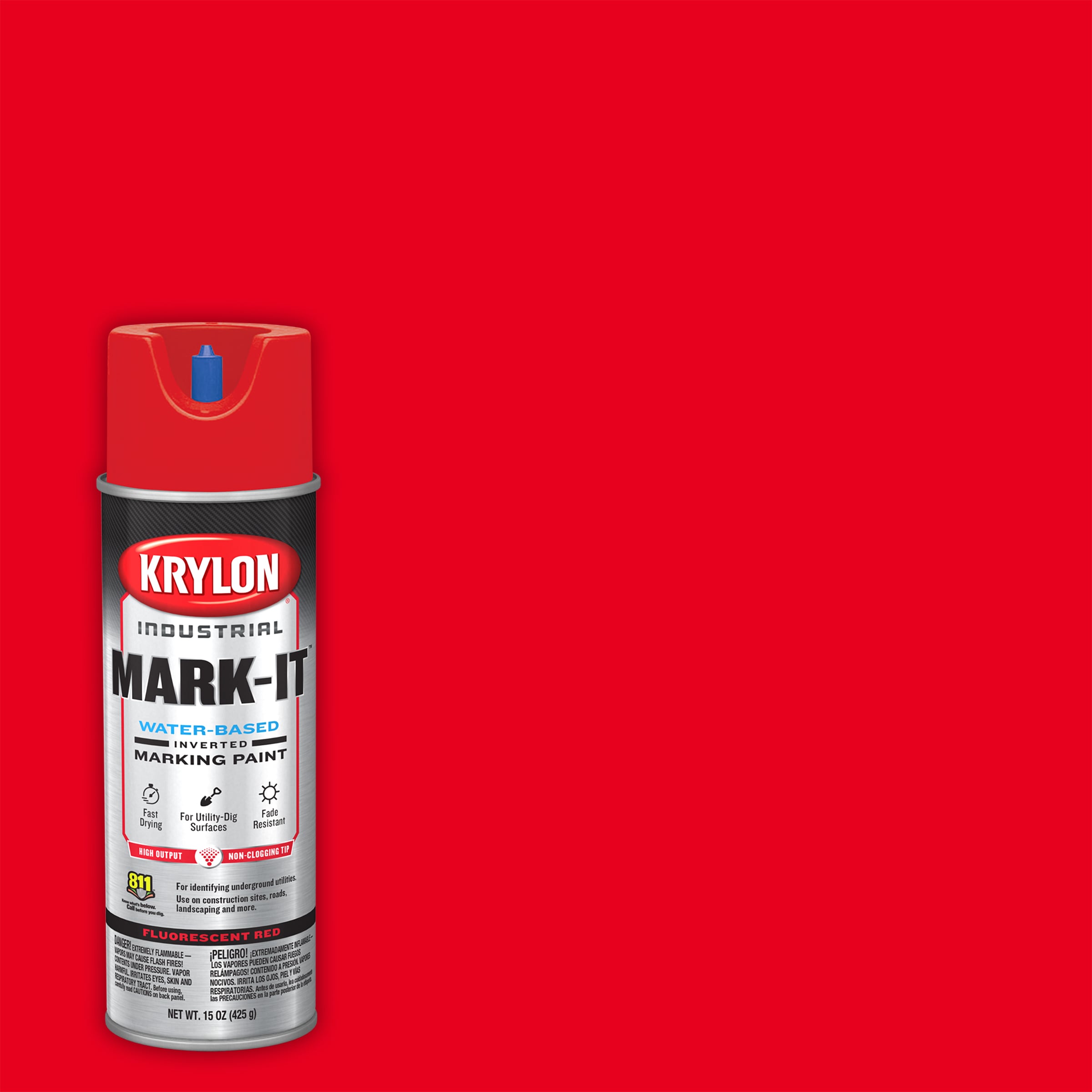 Krylon Industrial Polyurethane Polyurethane Spray Gloss Clear for