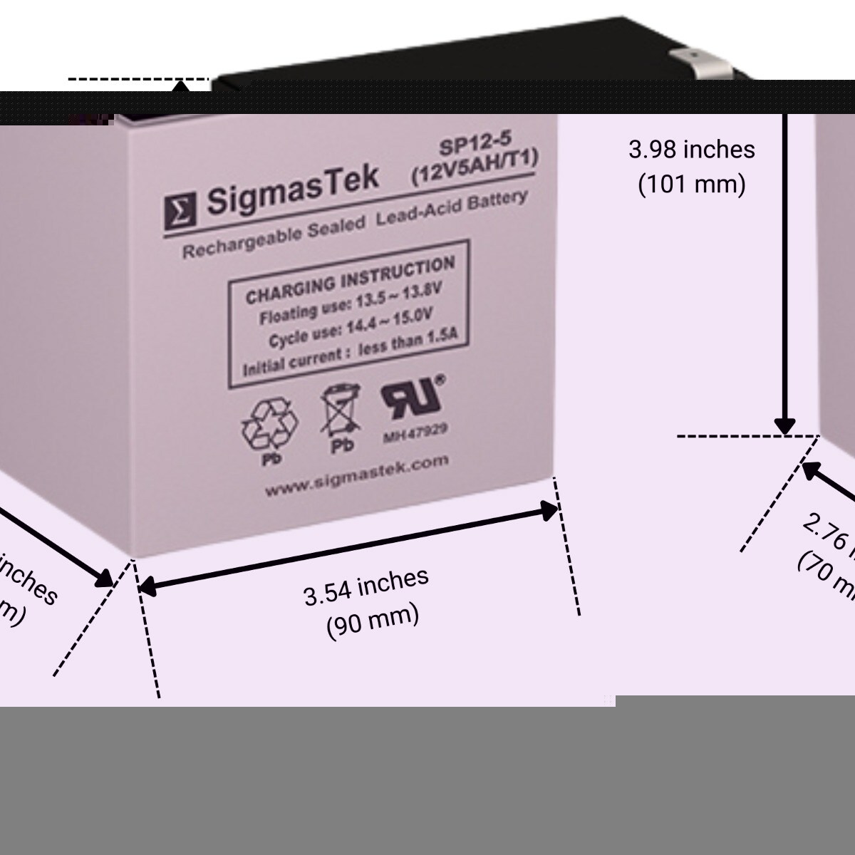 SigmasTek 652029330721 Device-Replacement-Batteries - View #2