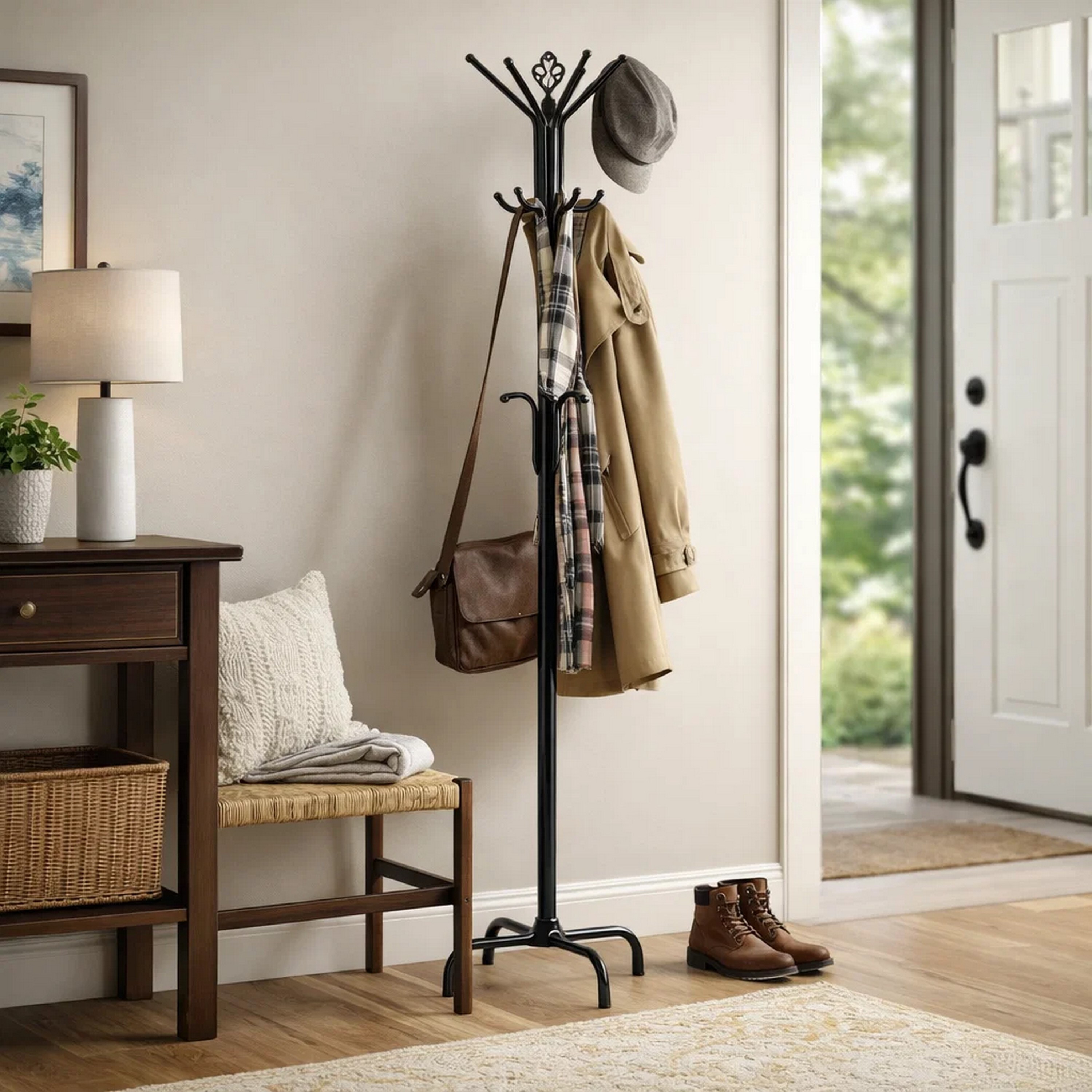 Benzara BM69259 Coatrack-Stands-Pedestals - View #7
