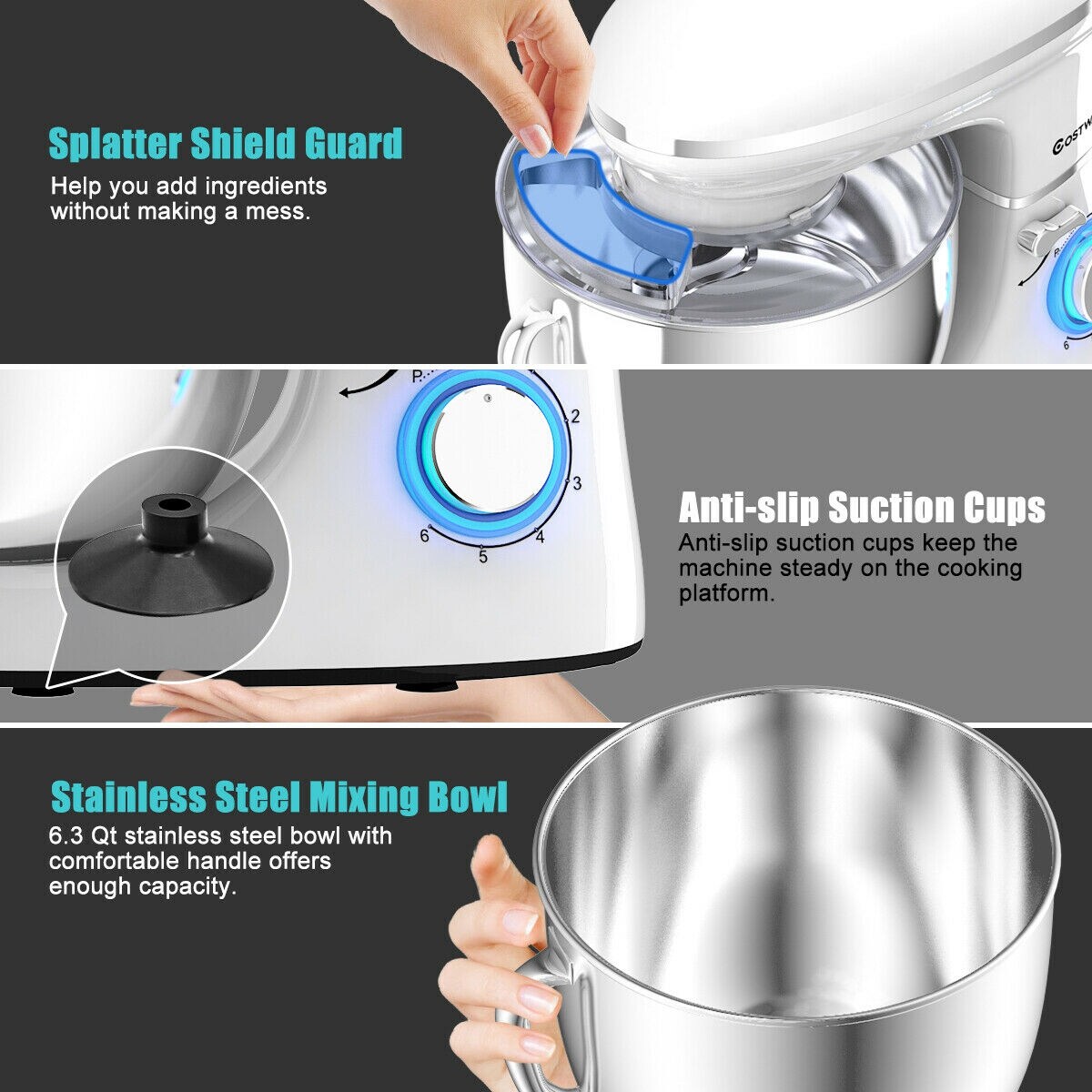 Costway CSHY000757 Stand-Mixers - View #10
