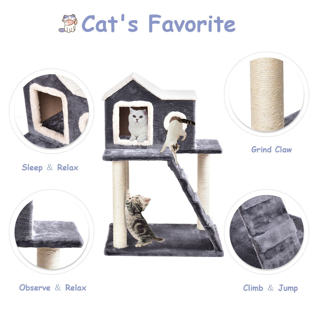 Forclover CJW-CT388 Cat-Trees - View #2