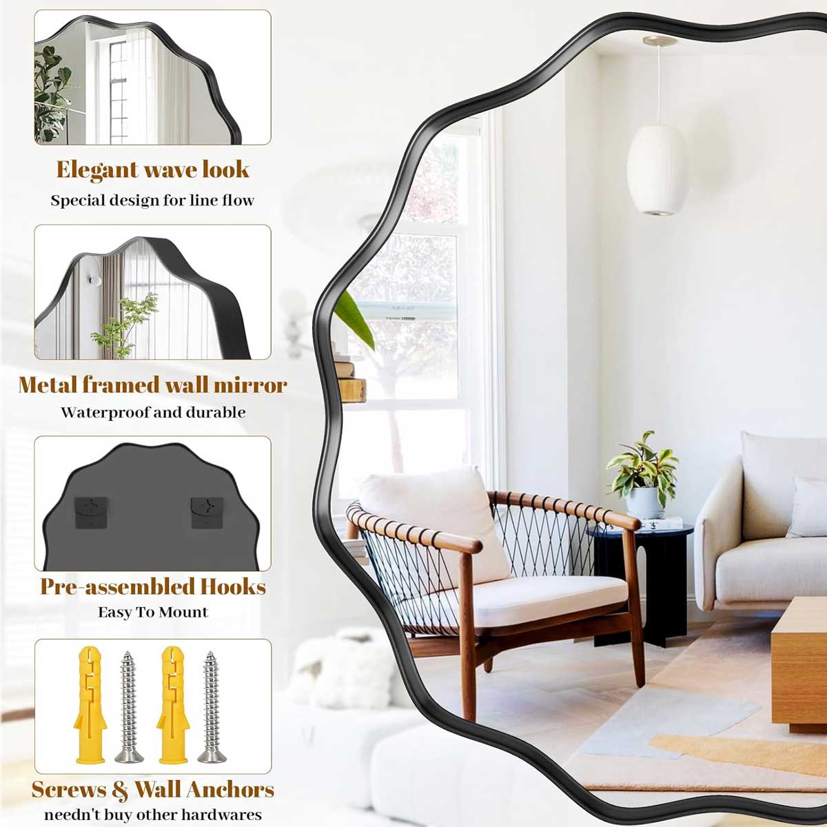 Aoibox LABDM2919 Decor-Mirrors - View #4