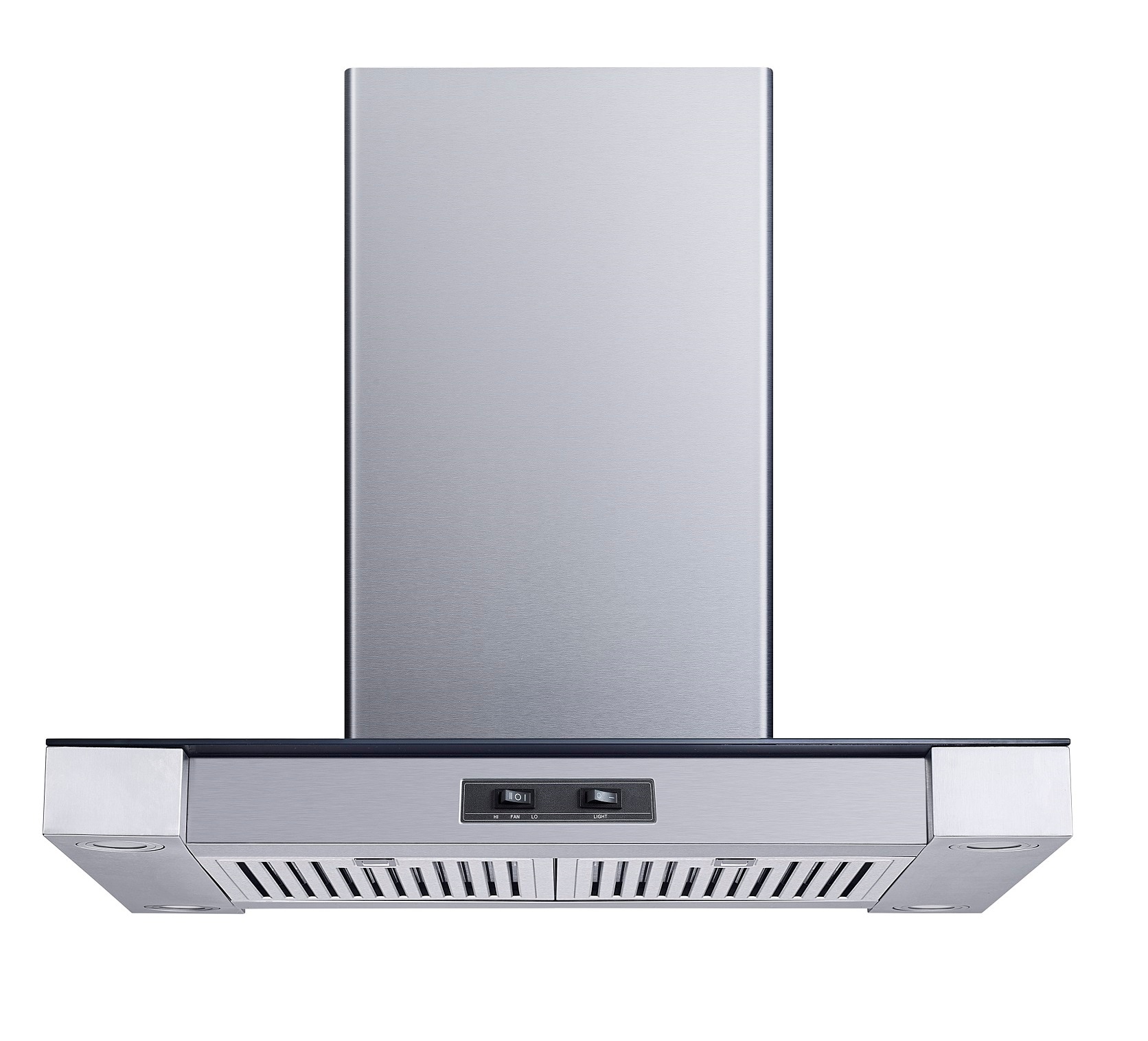 tot nu Accountant na school Winflo Winflo Island Range Hood 30-in Convertible Stainless Steel Island  Range Hood in the Island Range Hoods department at Lowes.com