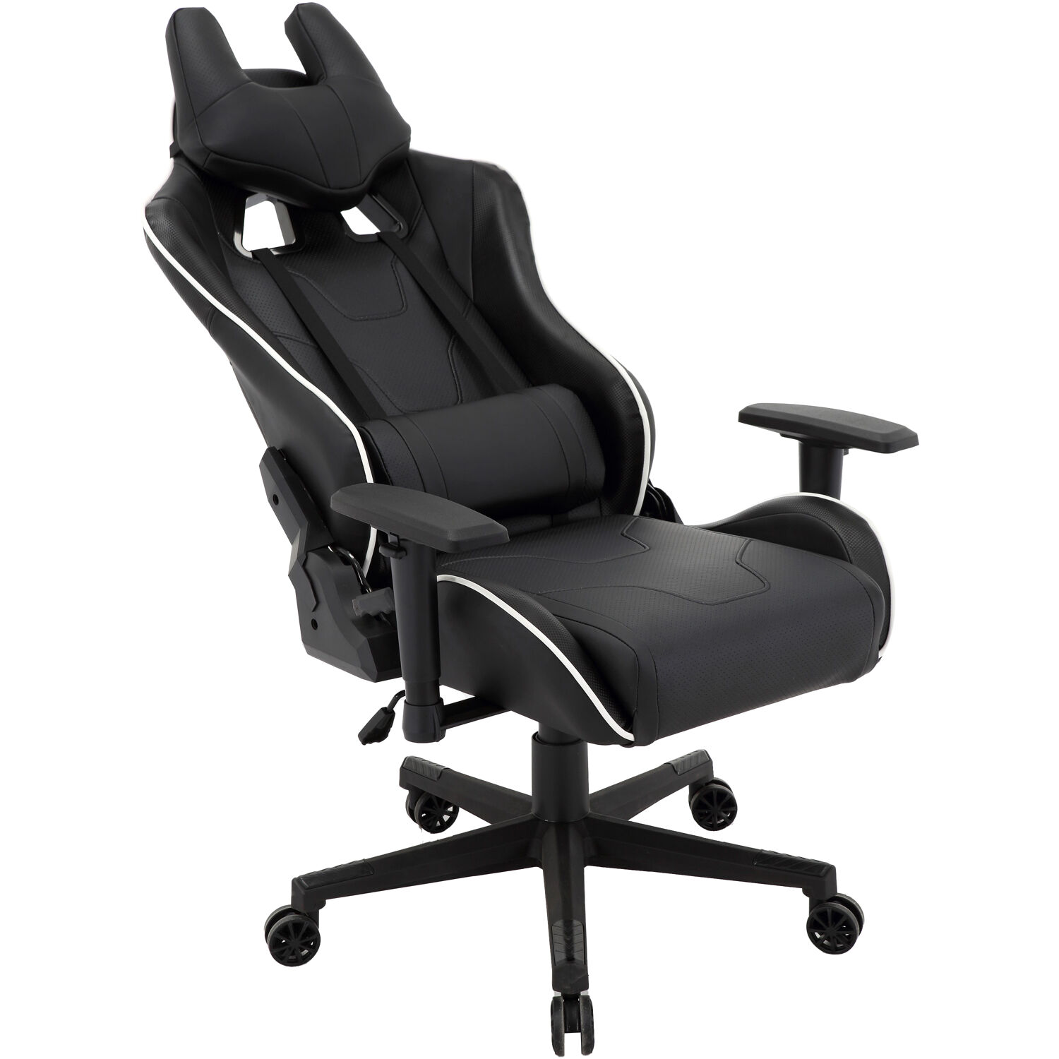 Hanover Commando Ergonomic Gaming Chair in Black and Orange with